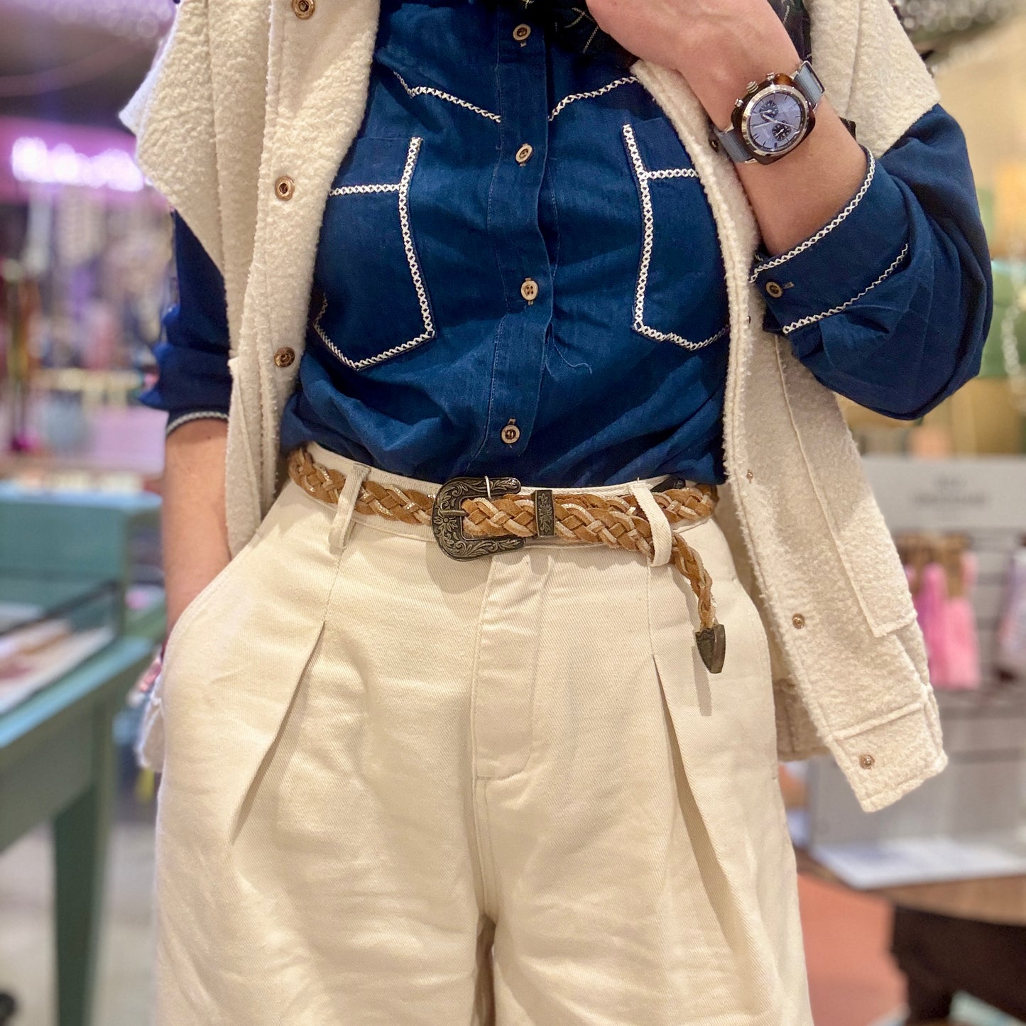 Ceinture Tressée