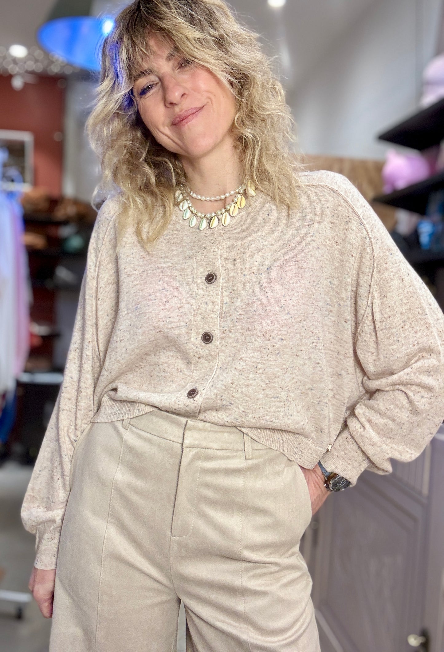 Gilet Maelie beige