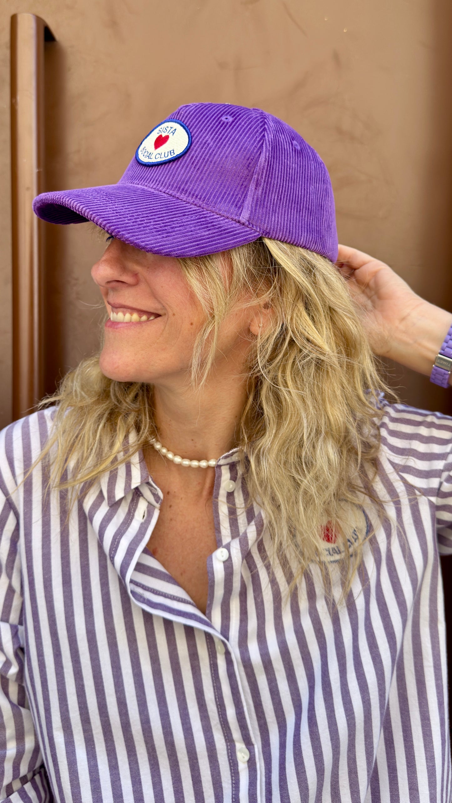 Casquette Sista violette