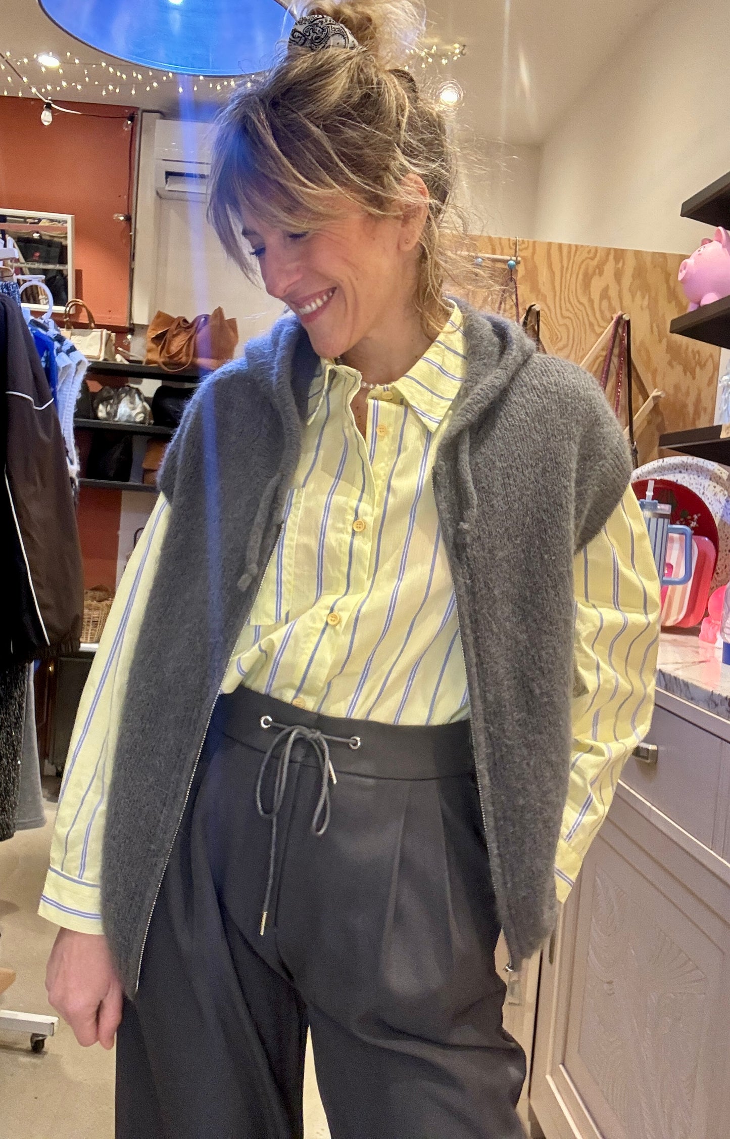 Chemise Good Fun jaune