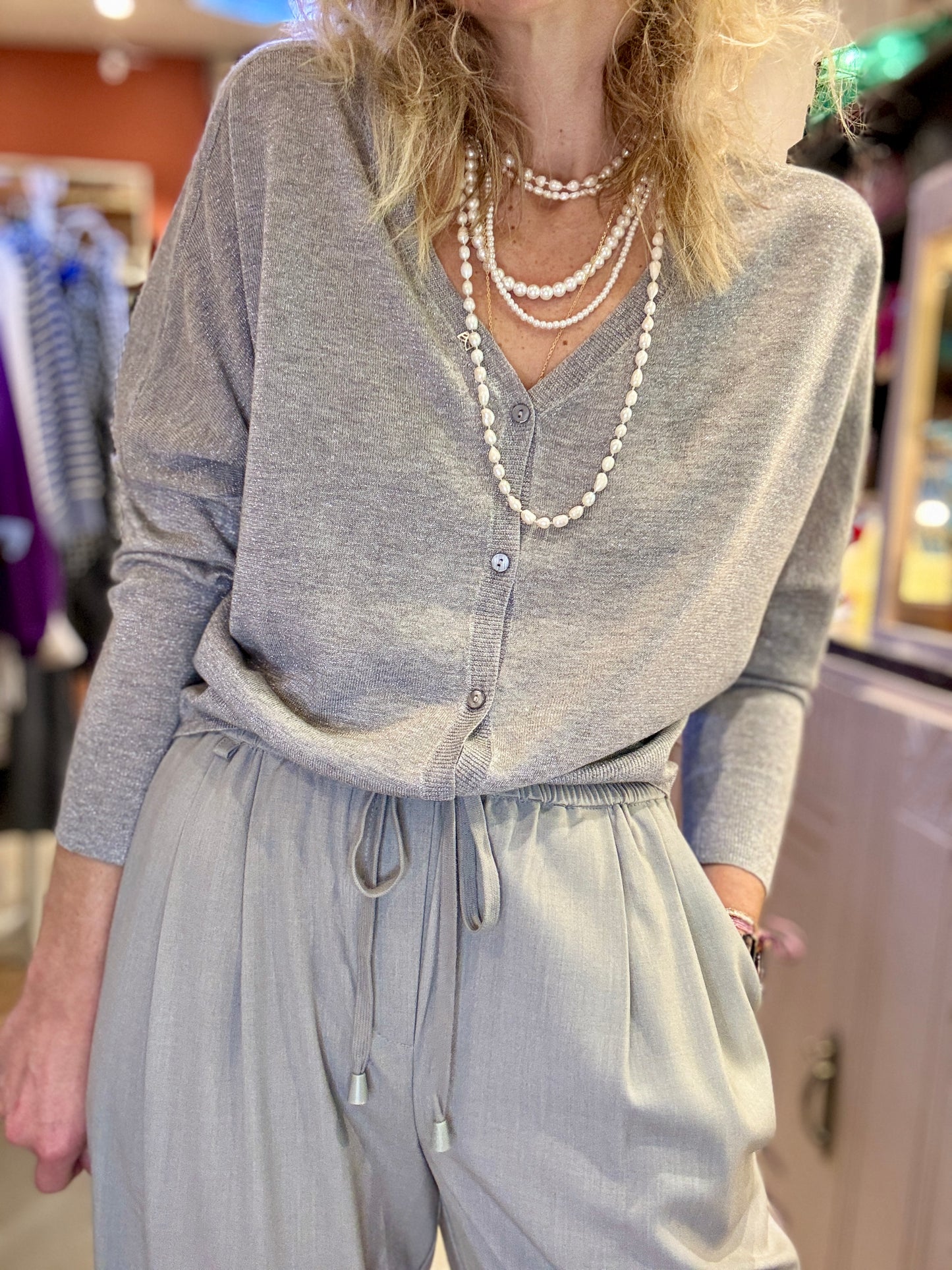 P'tit gilet Nettie gris