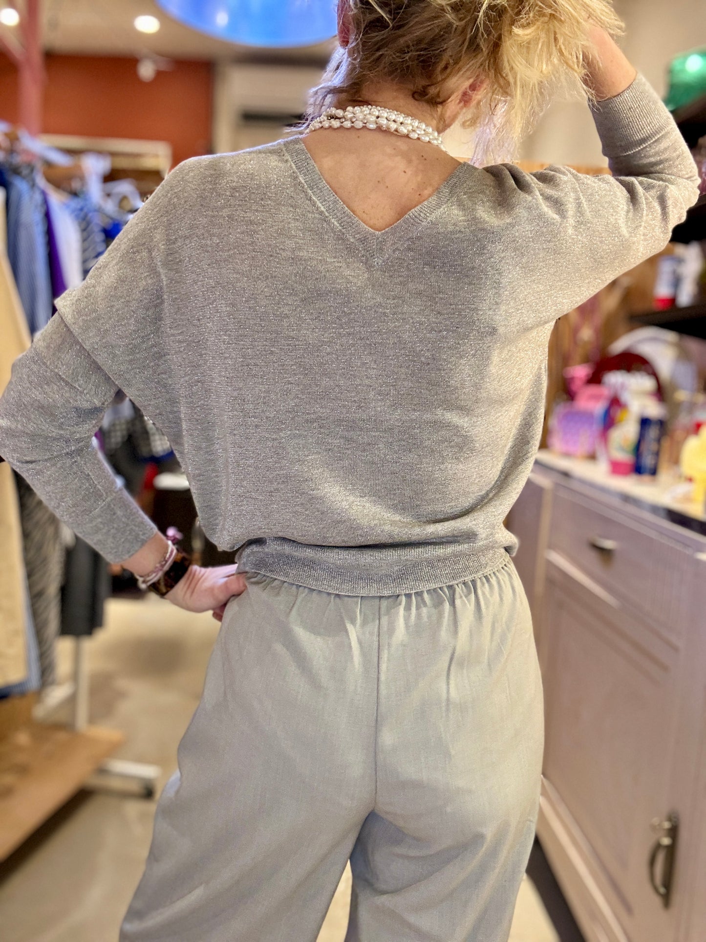 P'tit gilet Nettie gris
