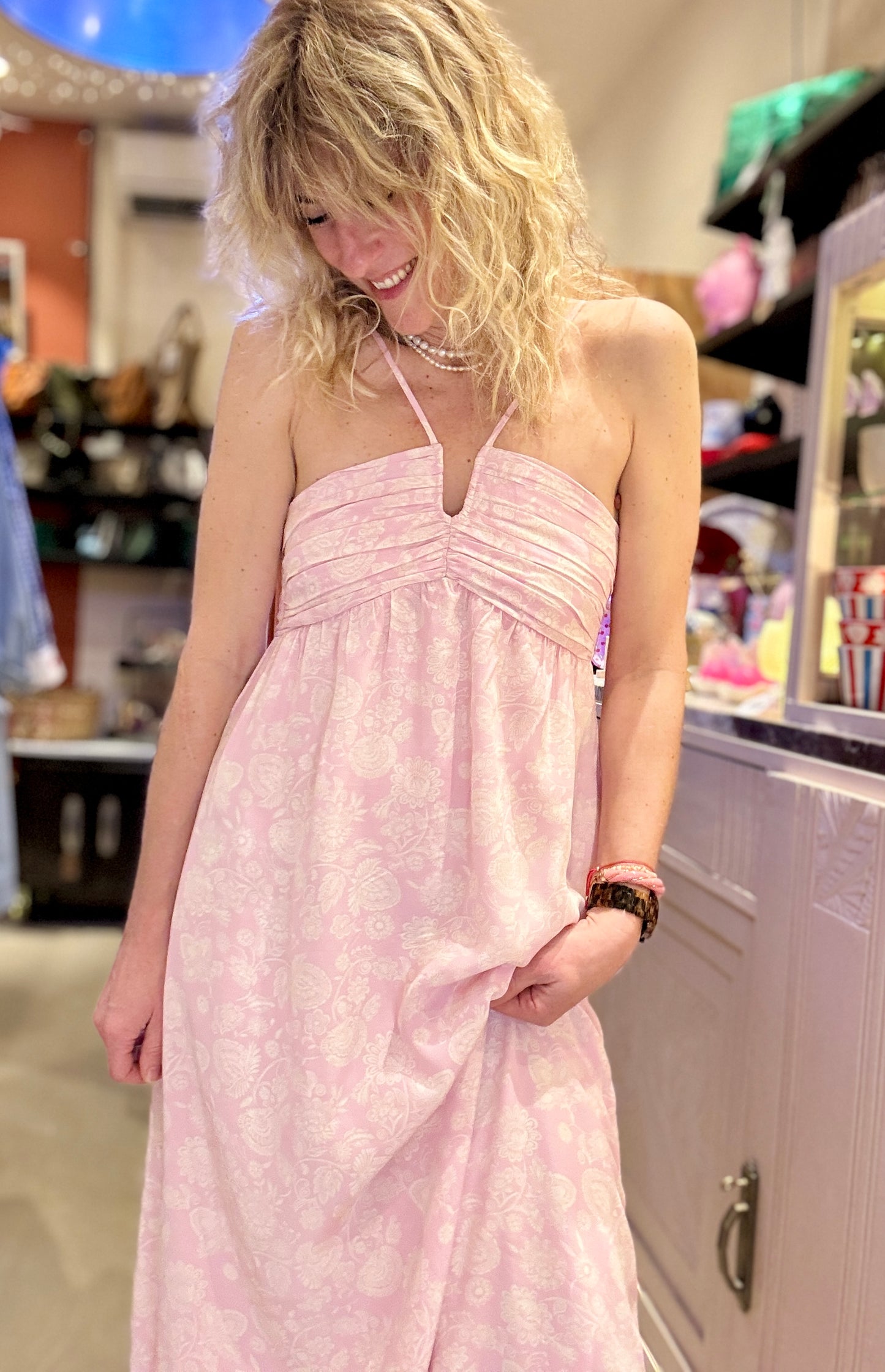 Robe Odette rose