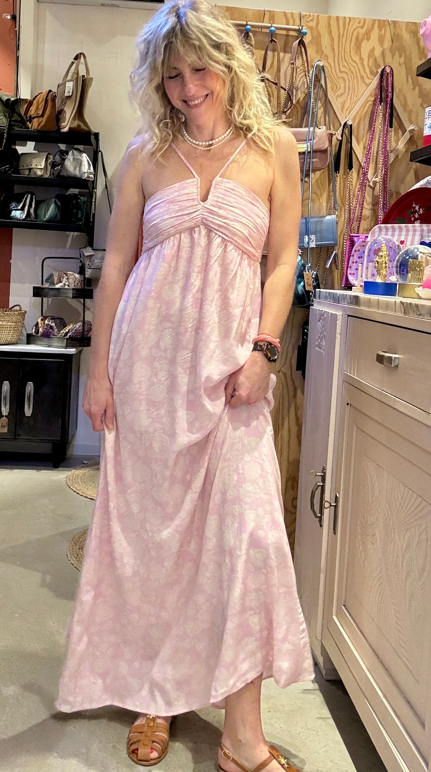Robe Odette rose