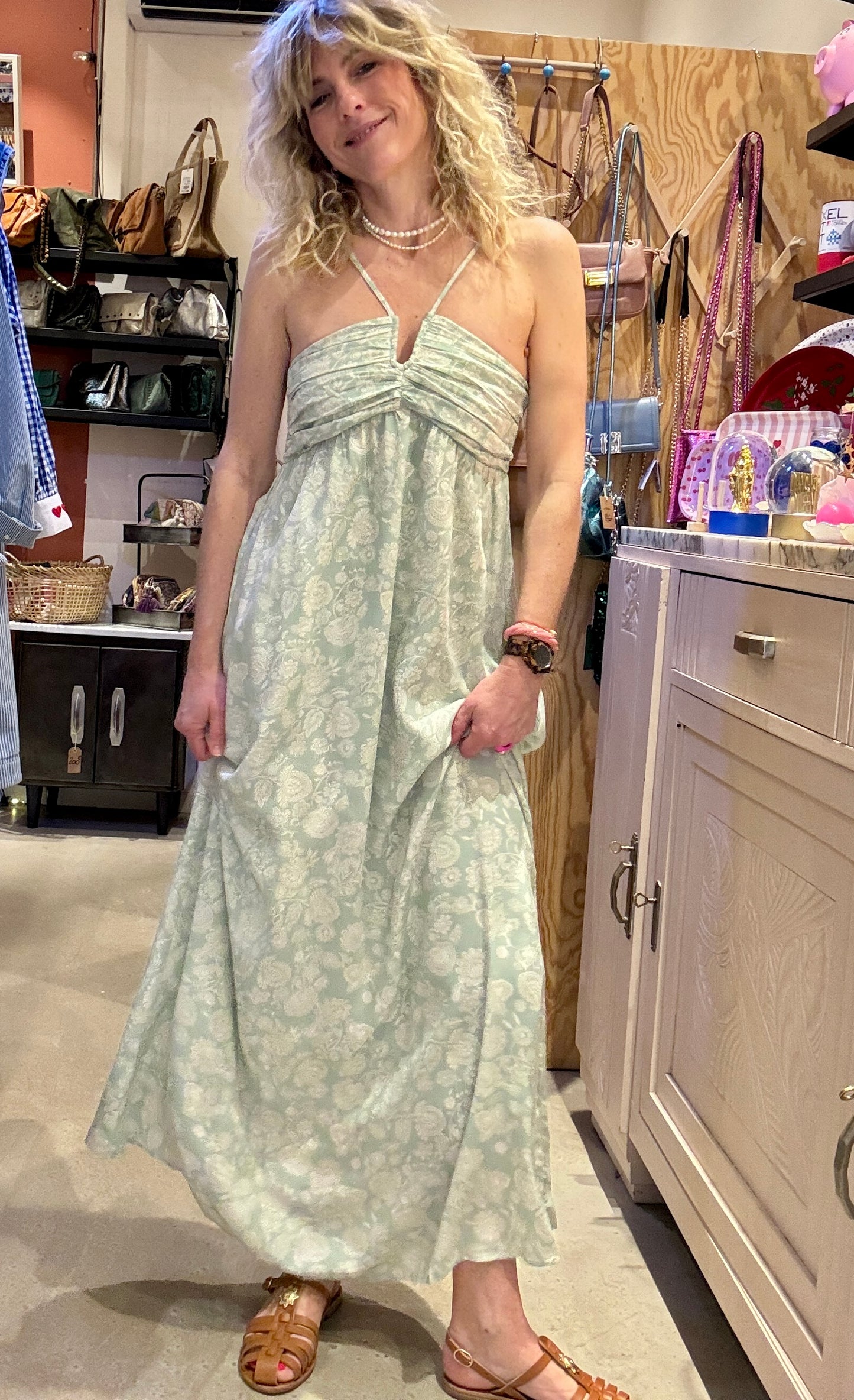 Robe Odette verte