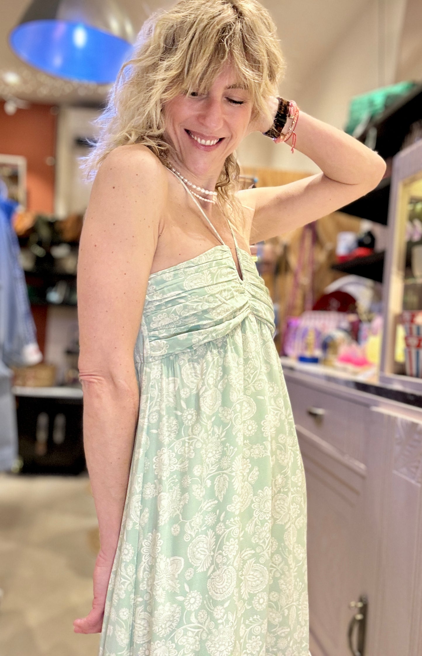 Robe Odette verte