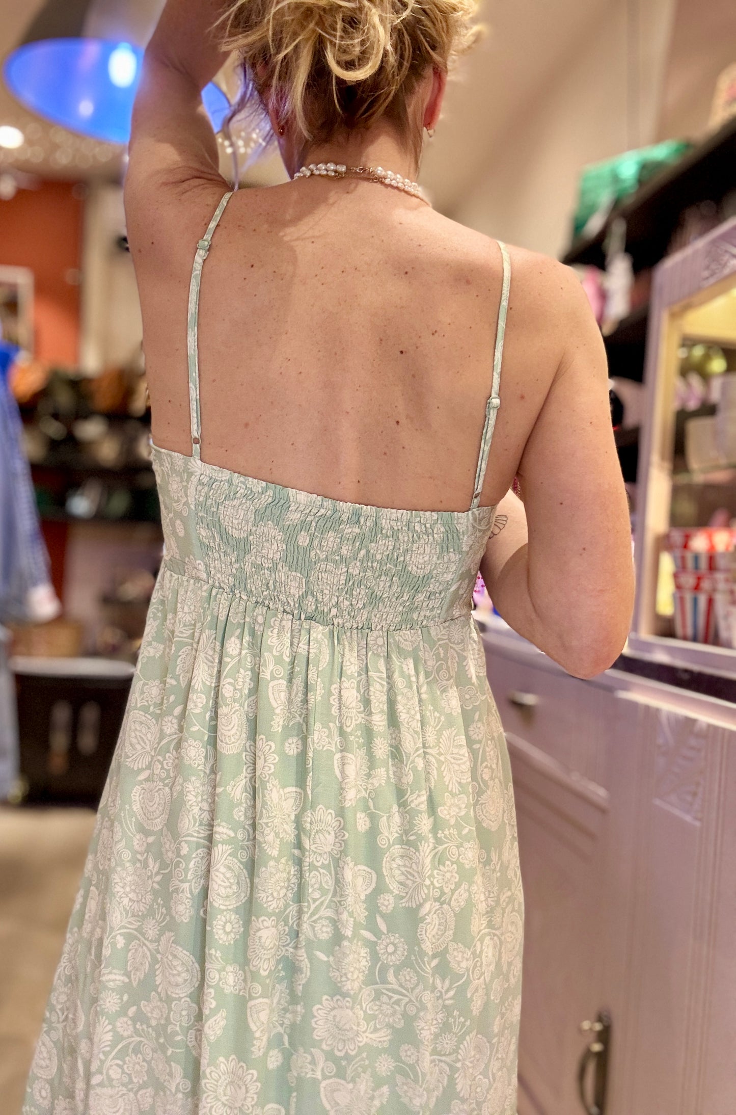 Robe Odette verte