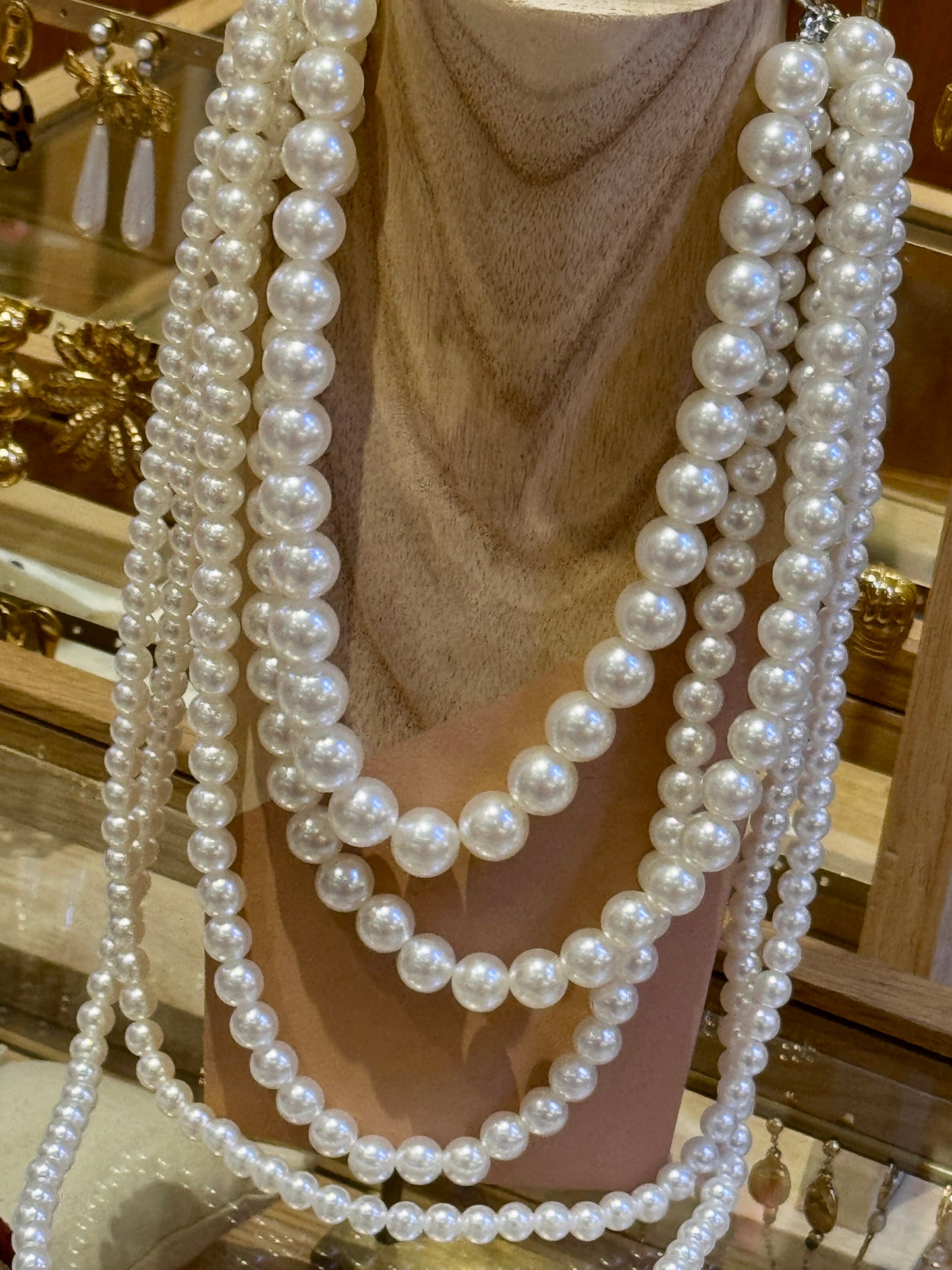 Sautoir Big perles 5 rangs