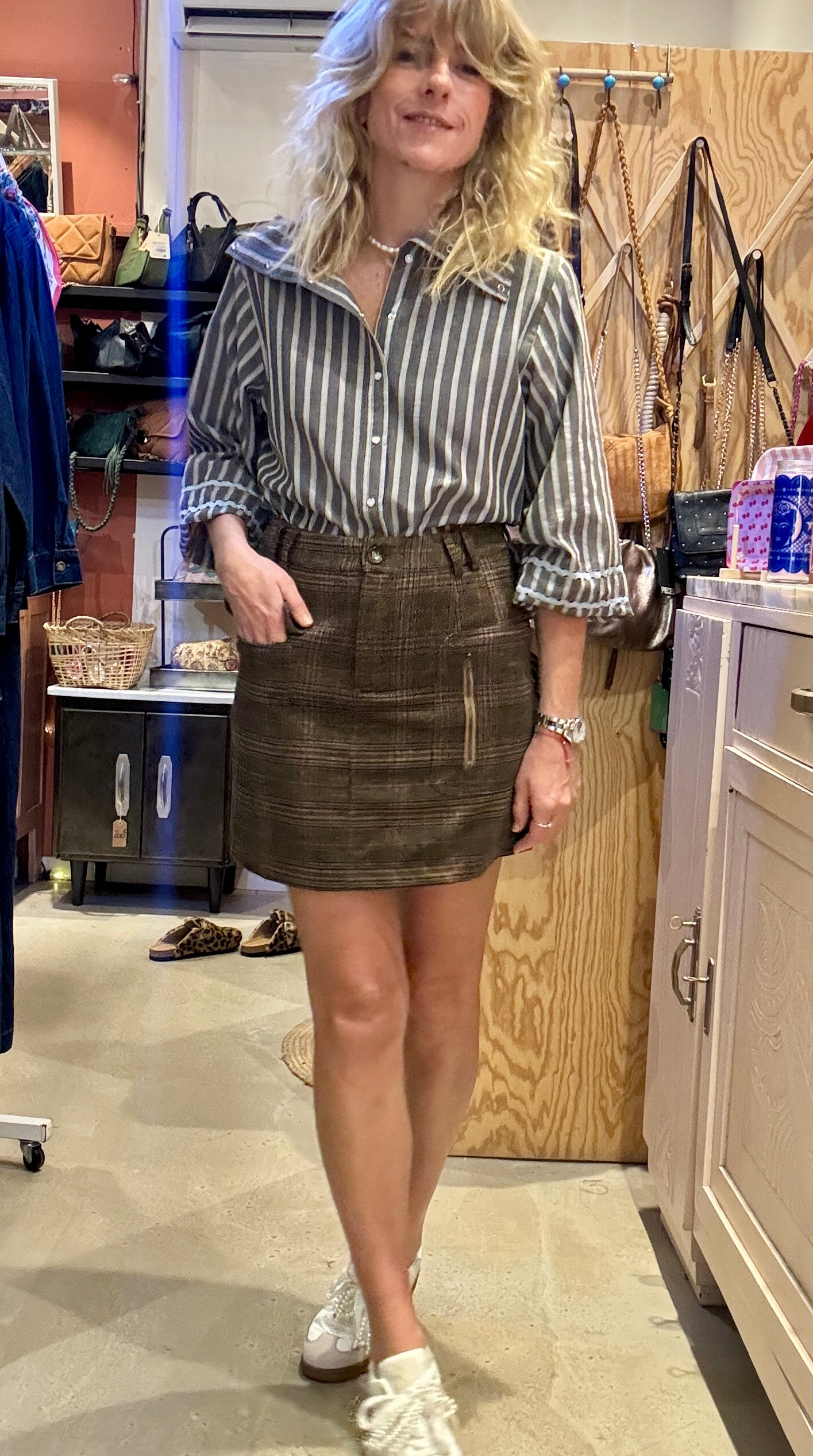 Jupe Oxford