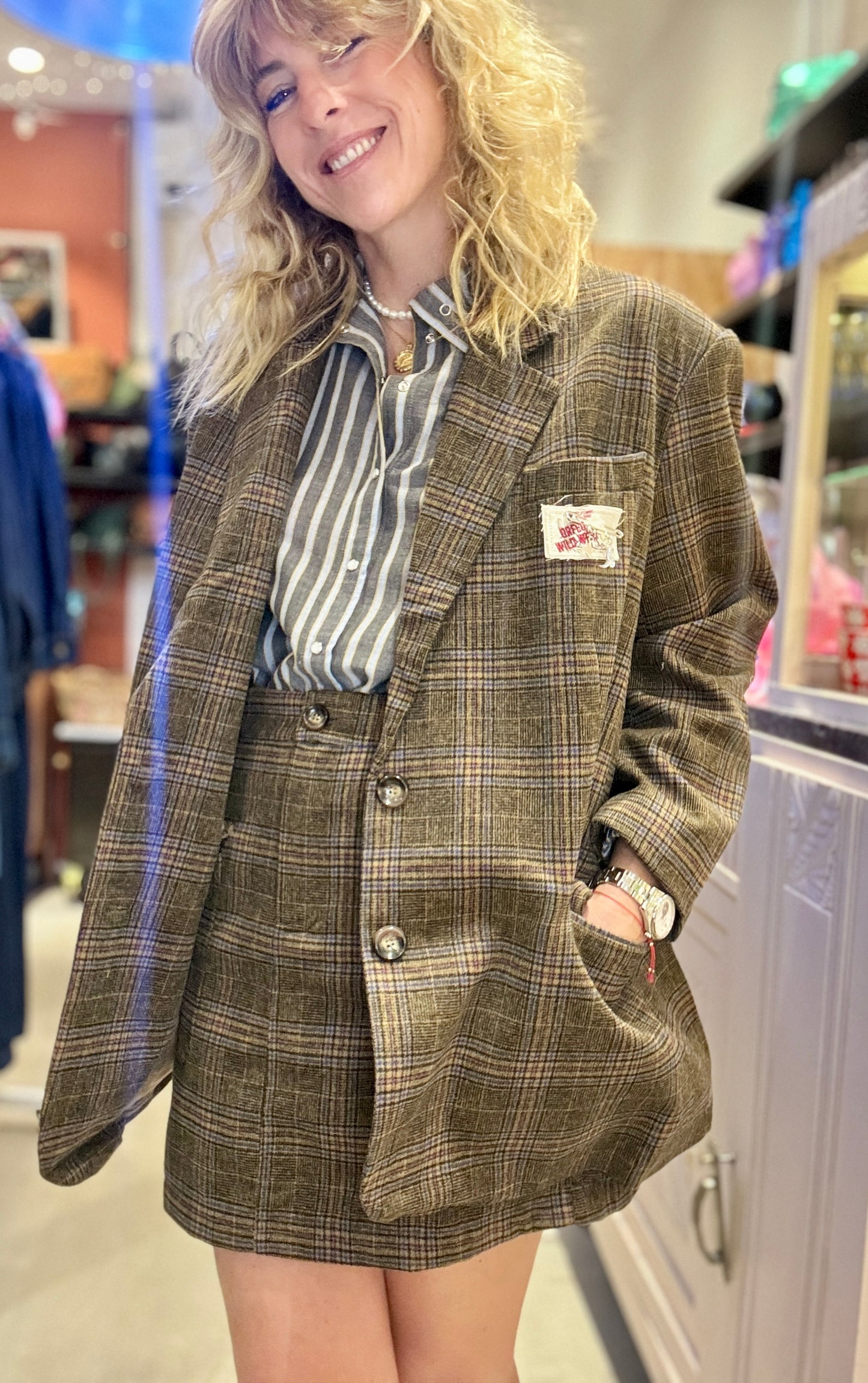 Jupe Oxford