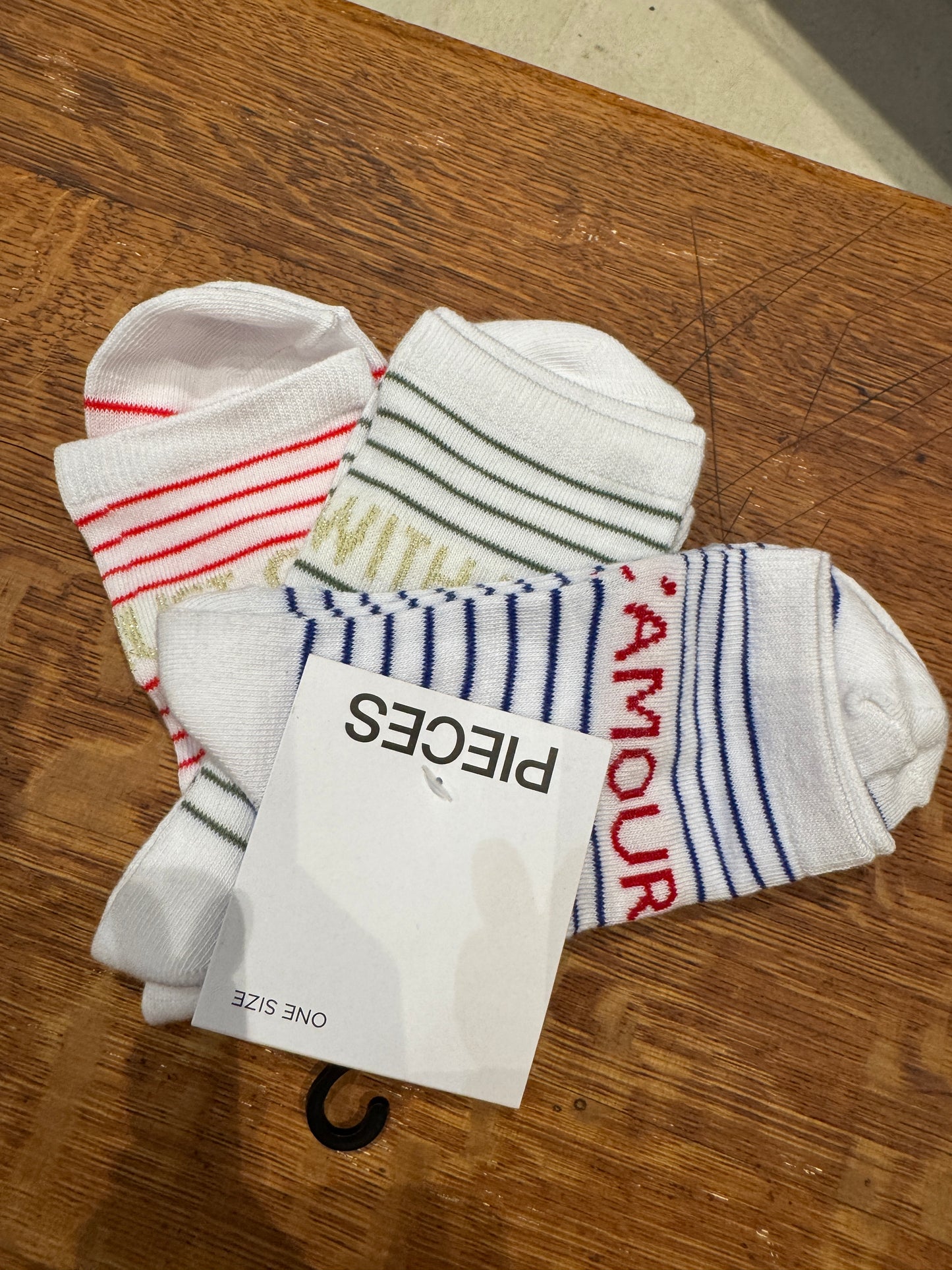 Trio de chaussettes Marin