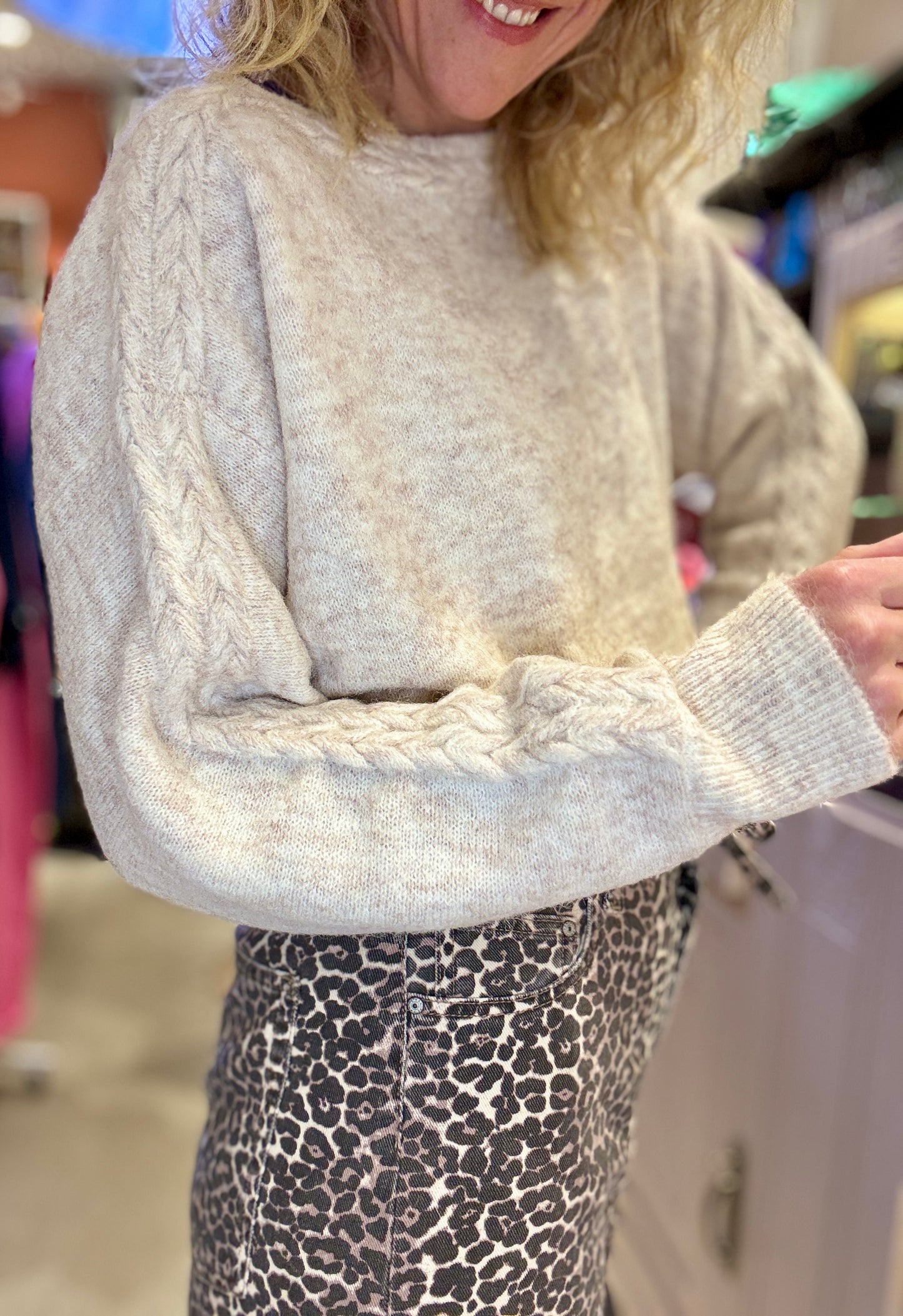 Pull Laura beige