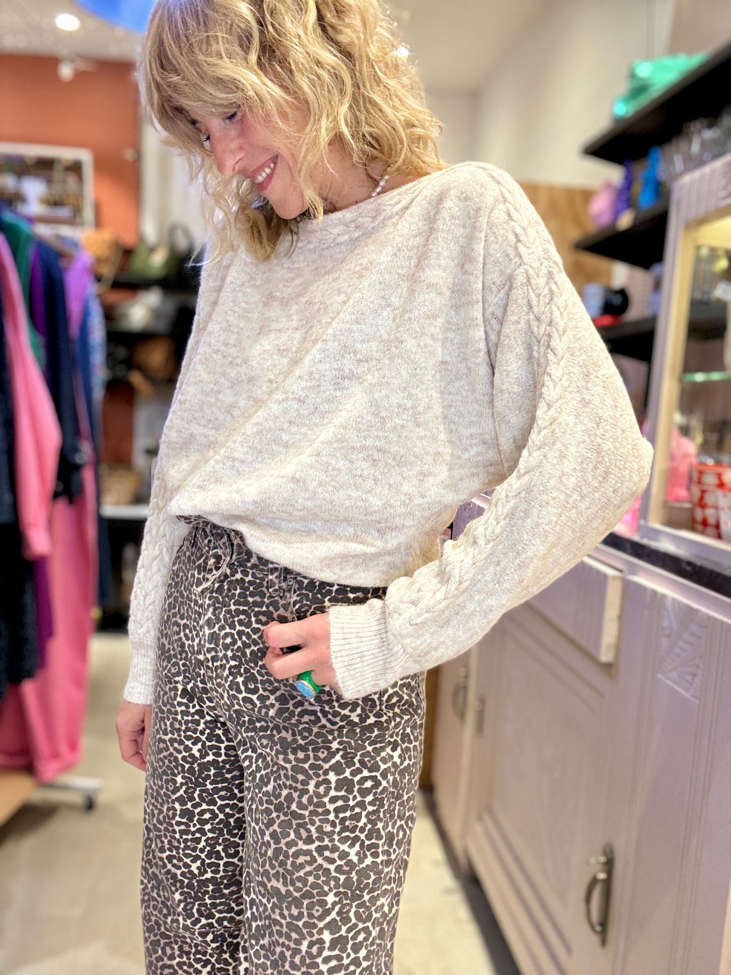 Pull Laura beige