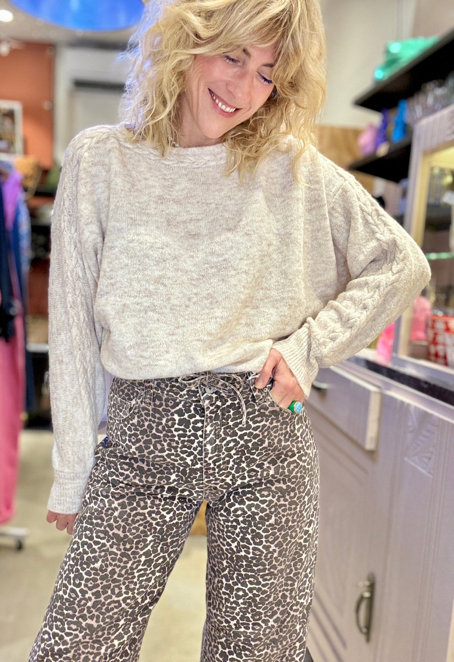 Pull Laura beige