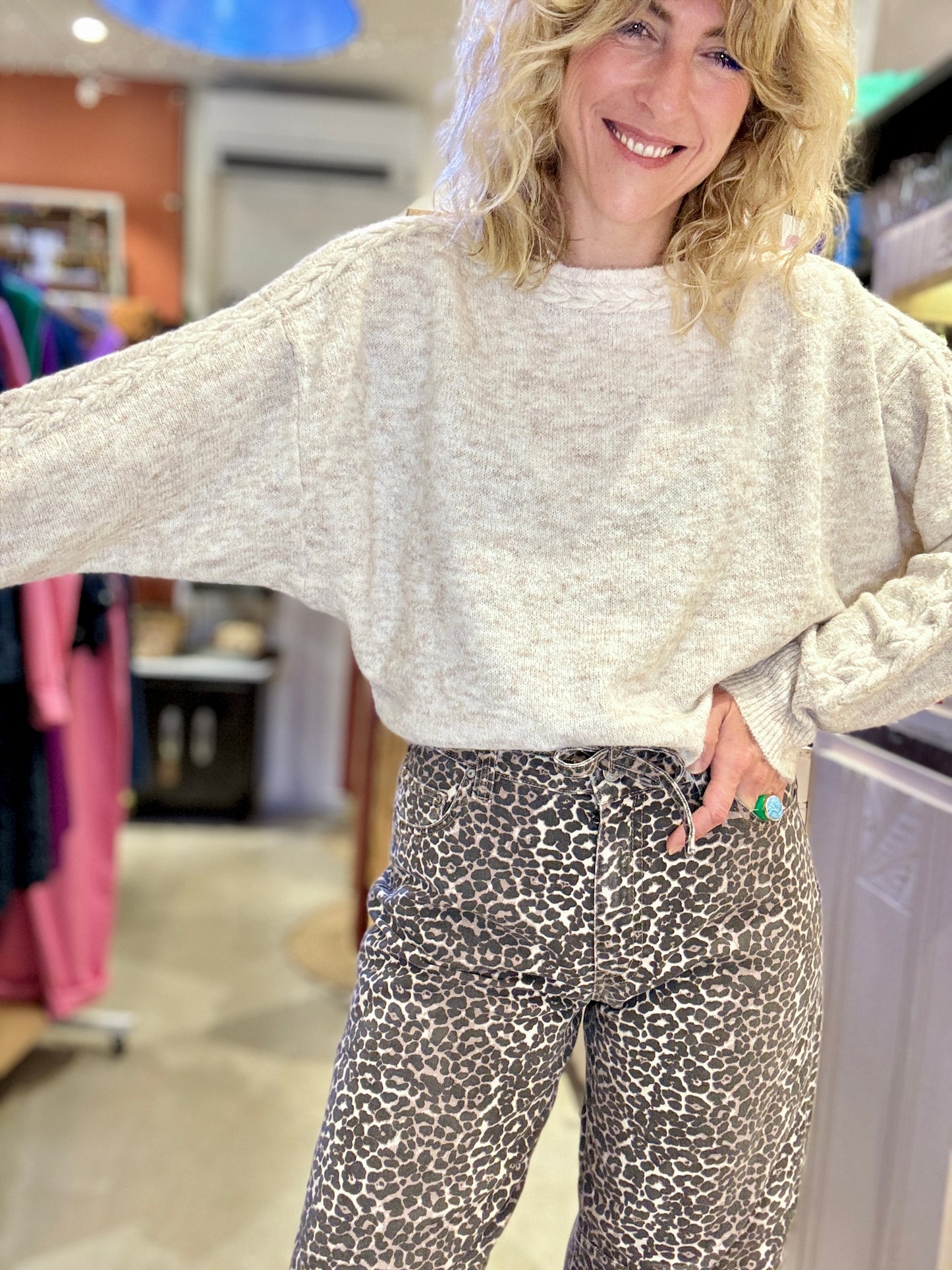 Pull Laura beige