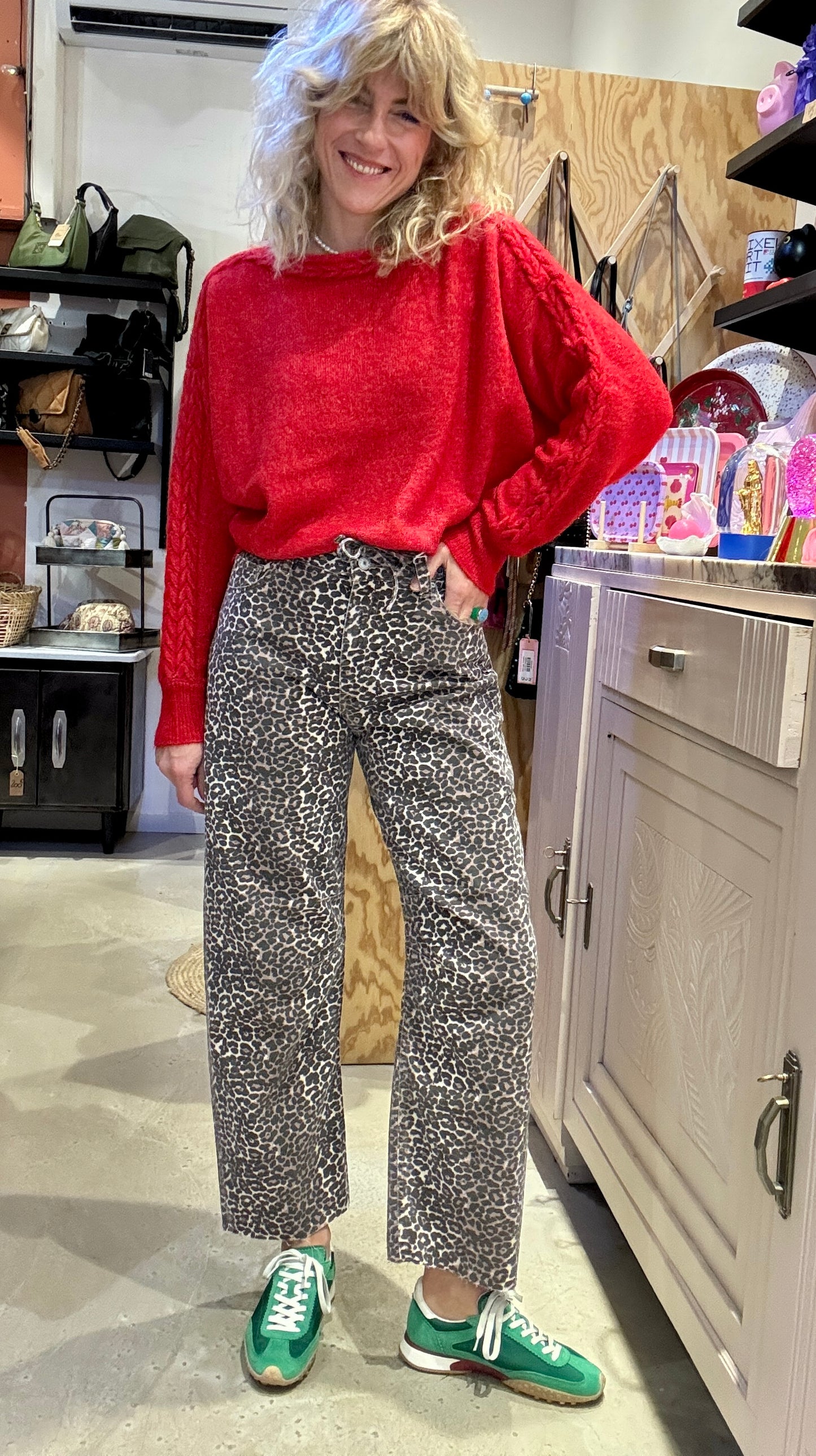 Pull Laura rouge