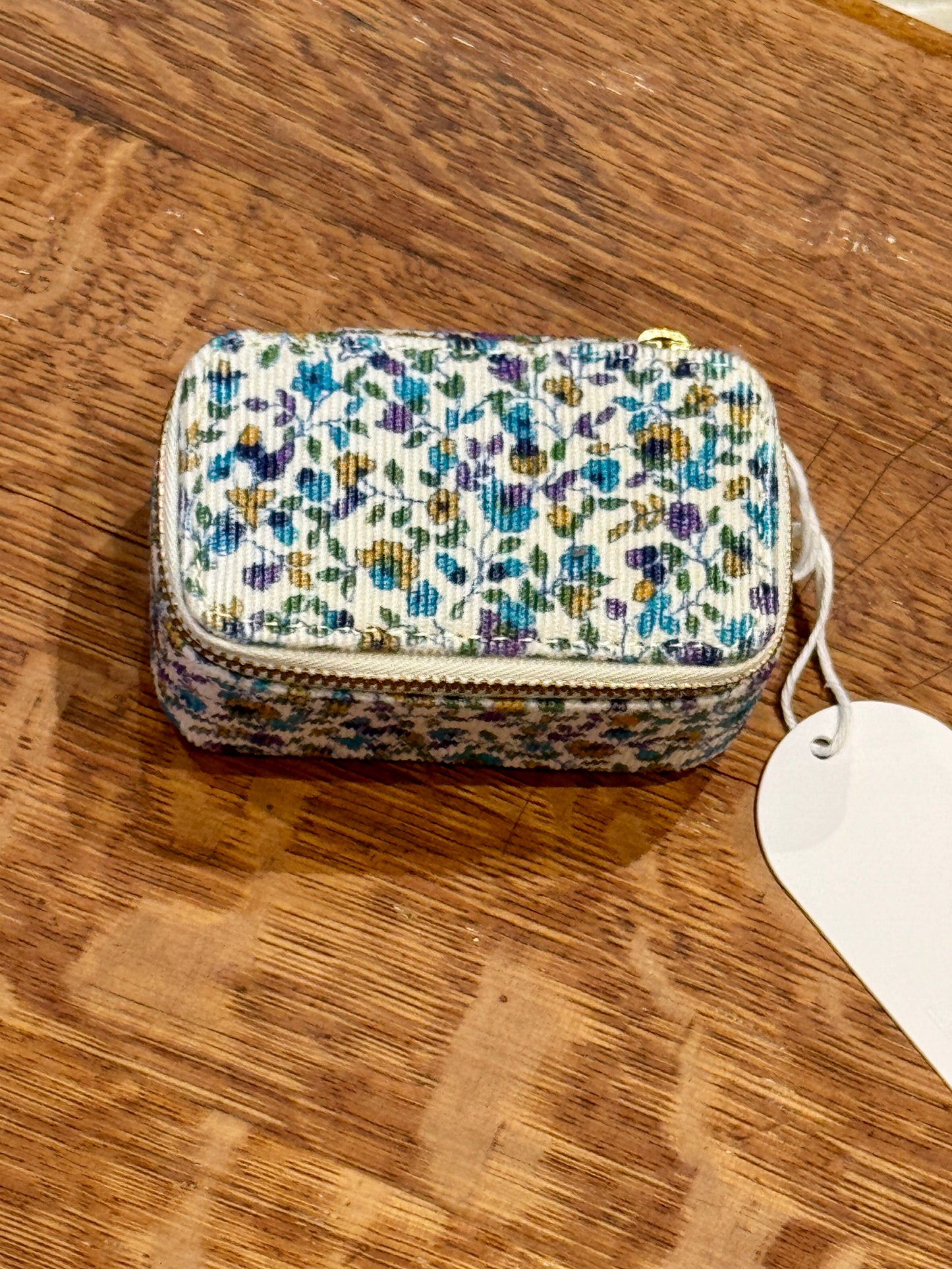 Boite à bijoux Flower bleue