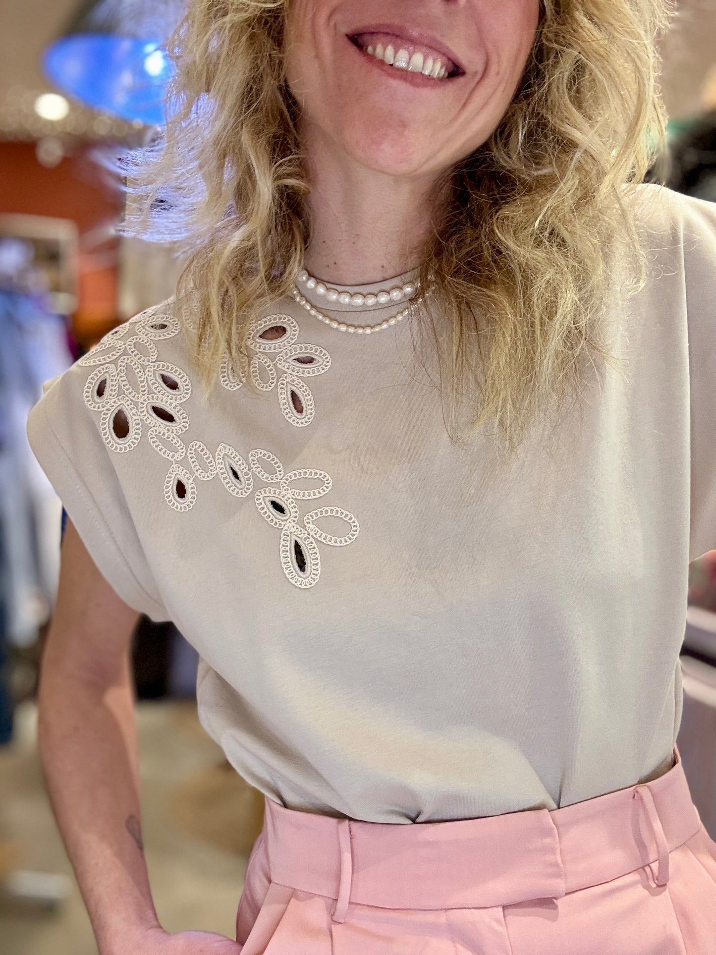 T-Shirt Matteo beige