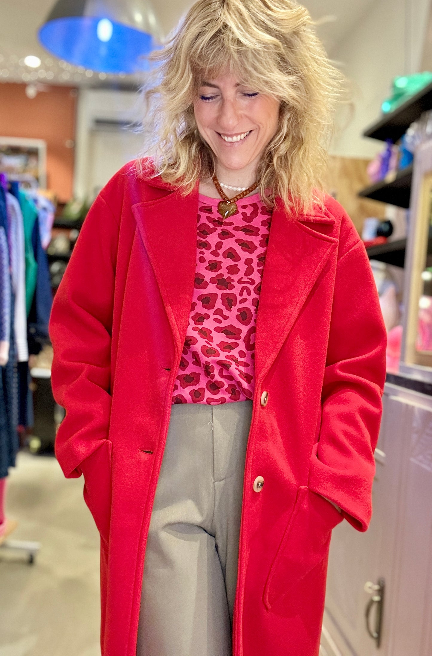 Manteau Marcel Rouge