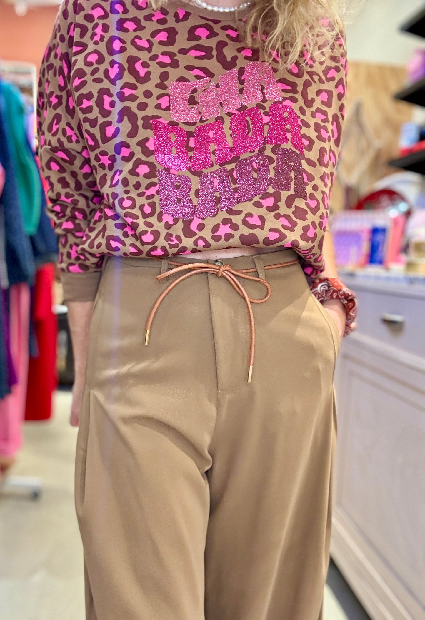 Pantalon Birdy camel
