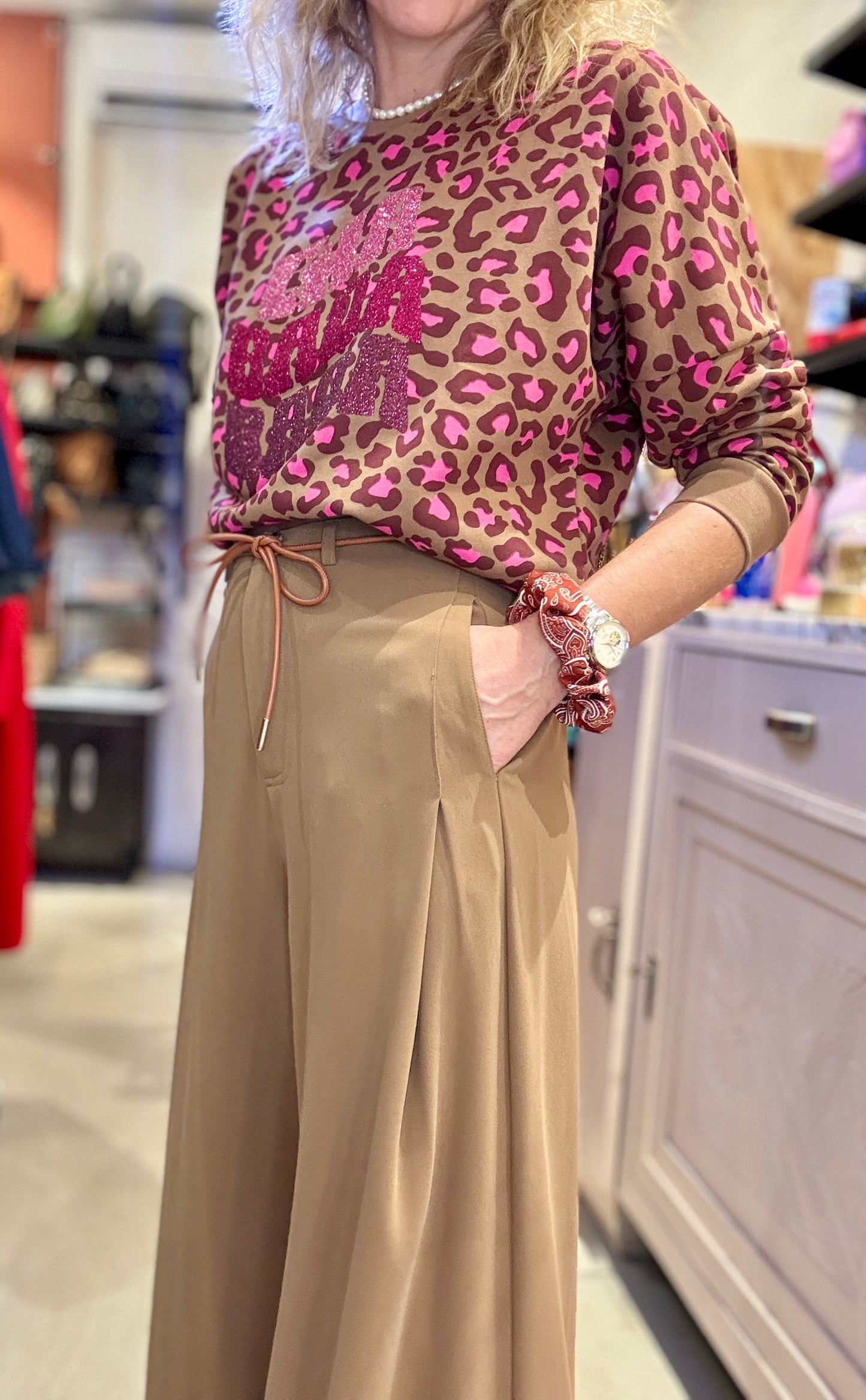 Pantalon Birdy camel