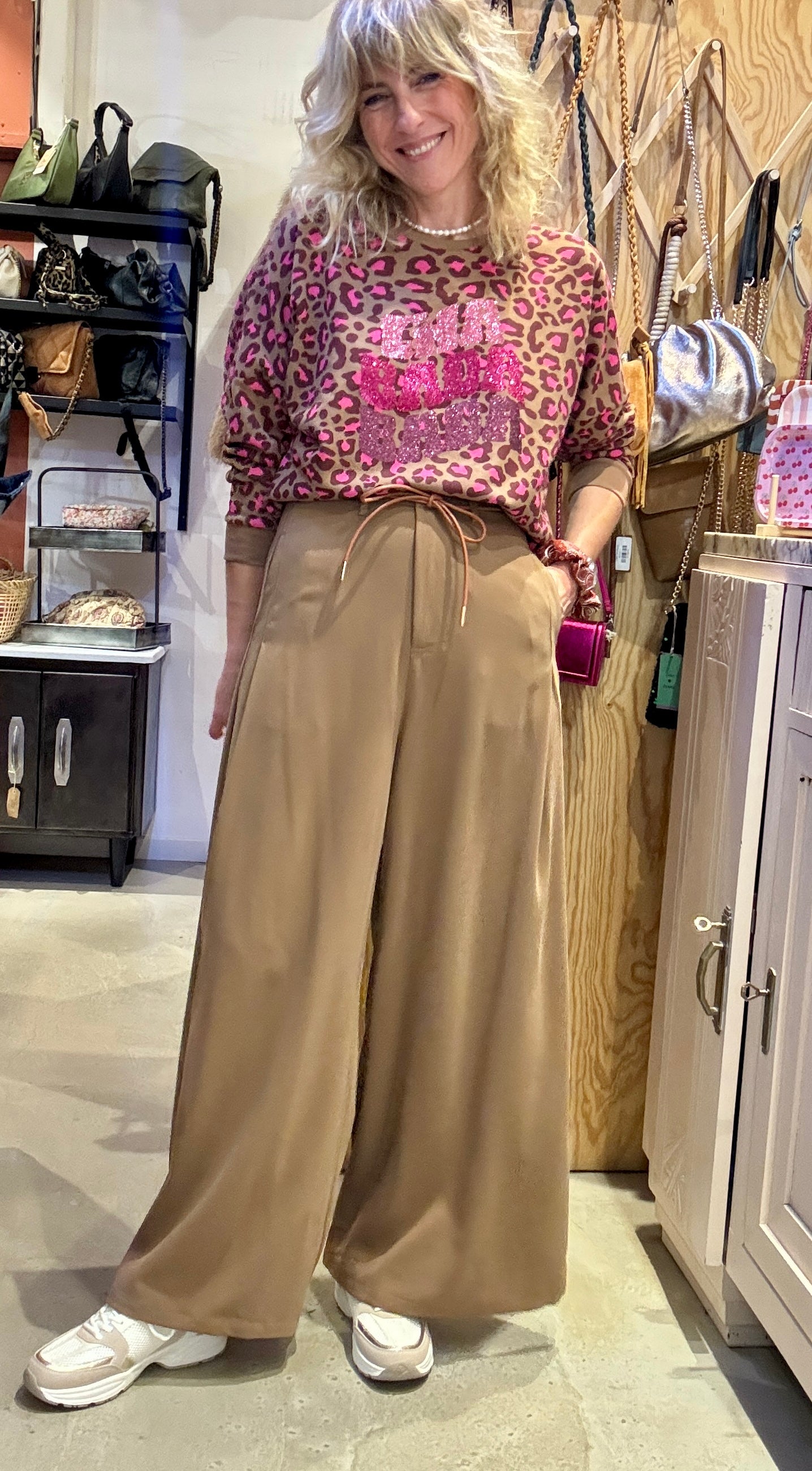 Pantalon Birdy camel