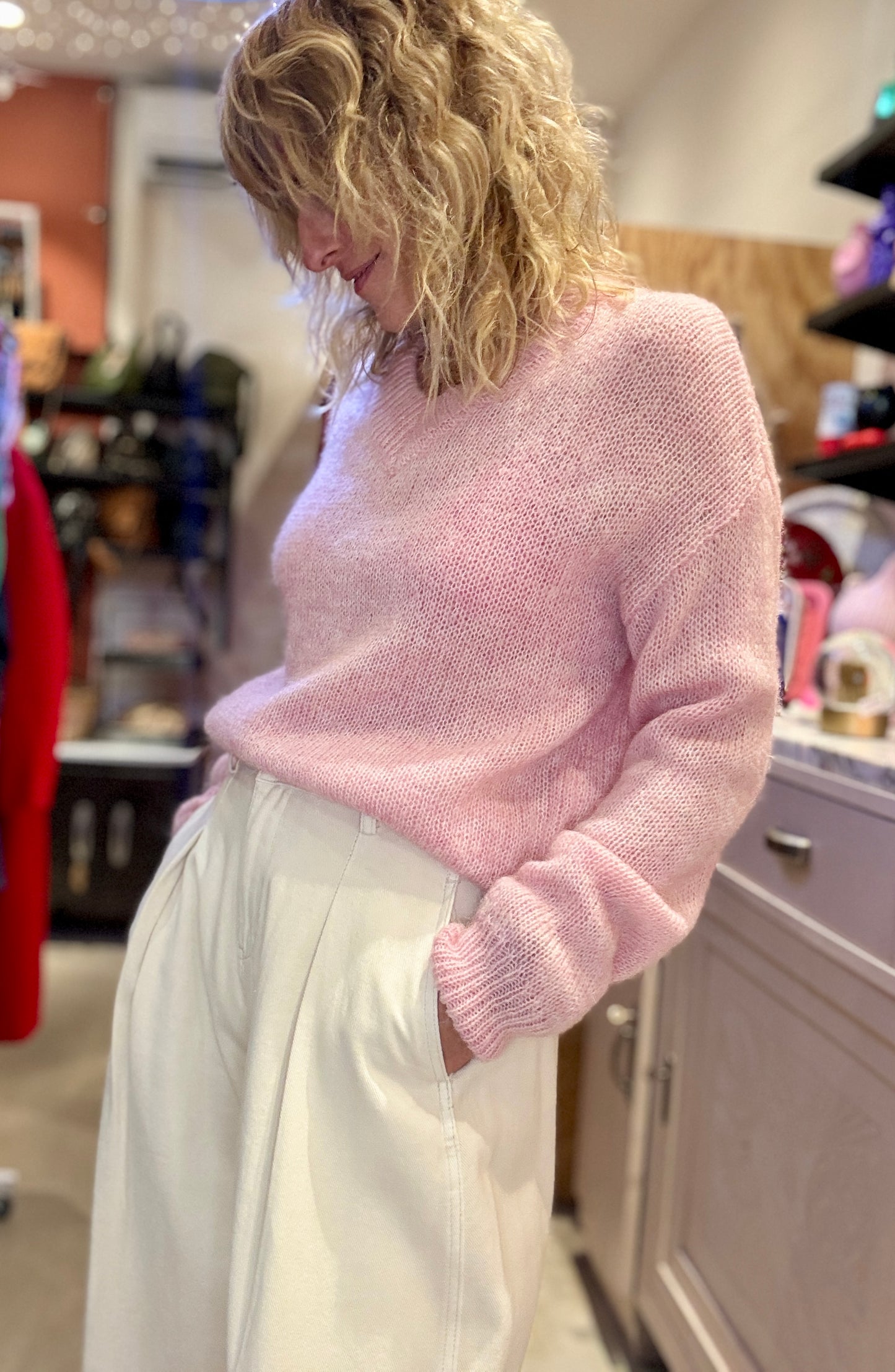Pull Bisounours rose