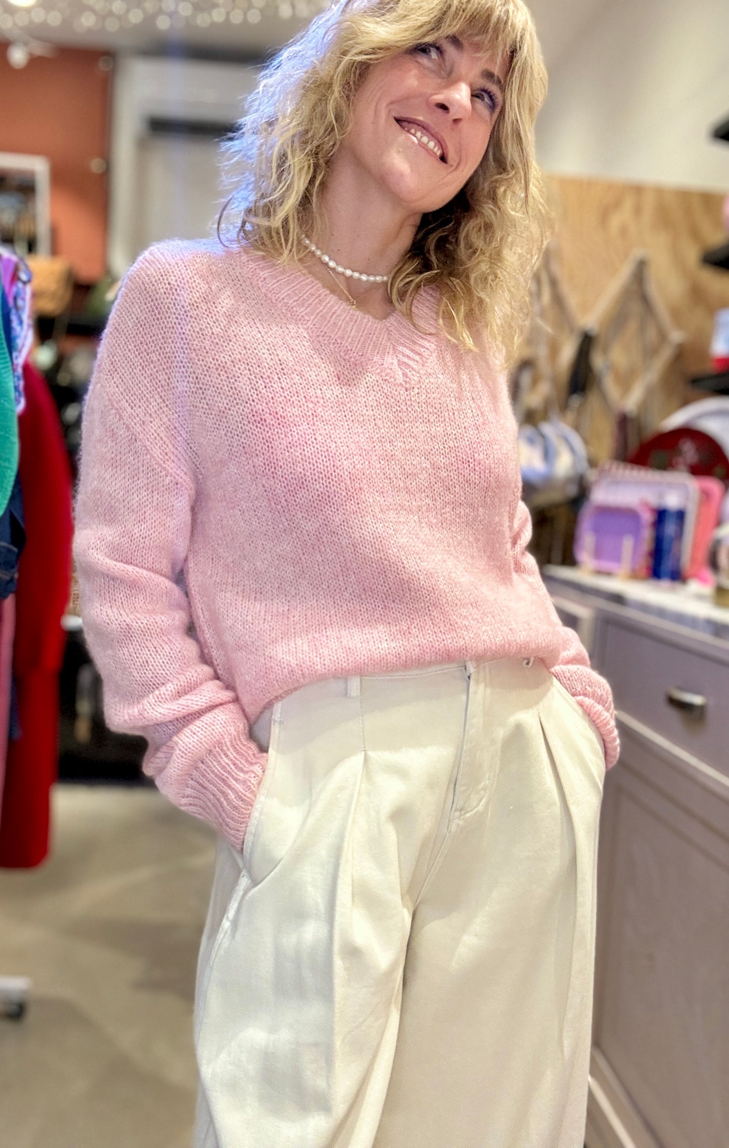 Pull Bisounours rose