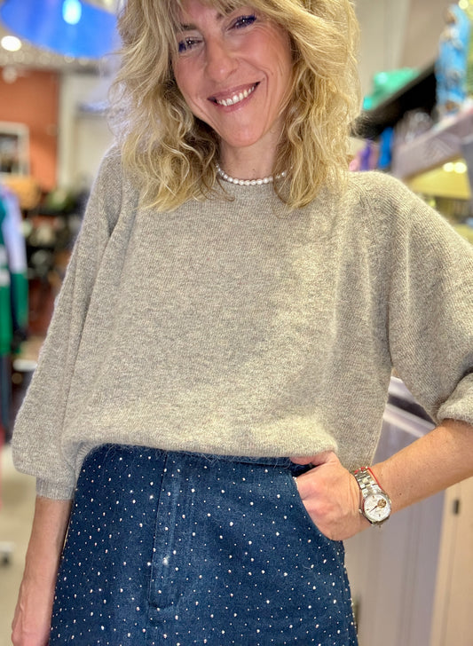 Pull Maeva beige