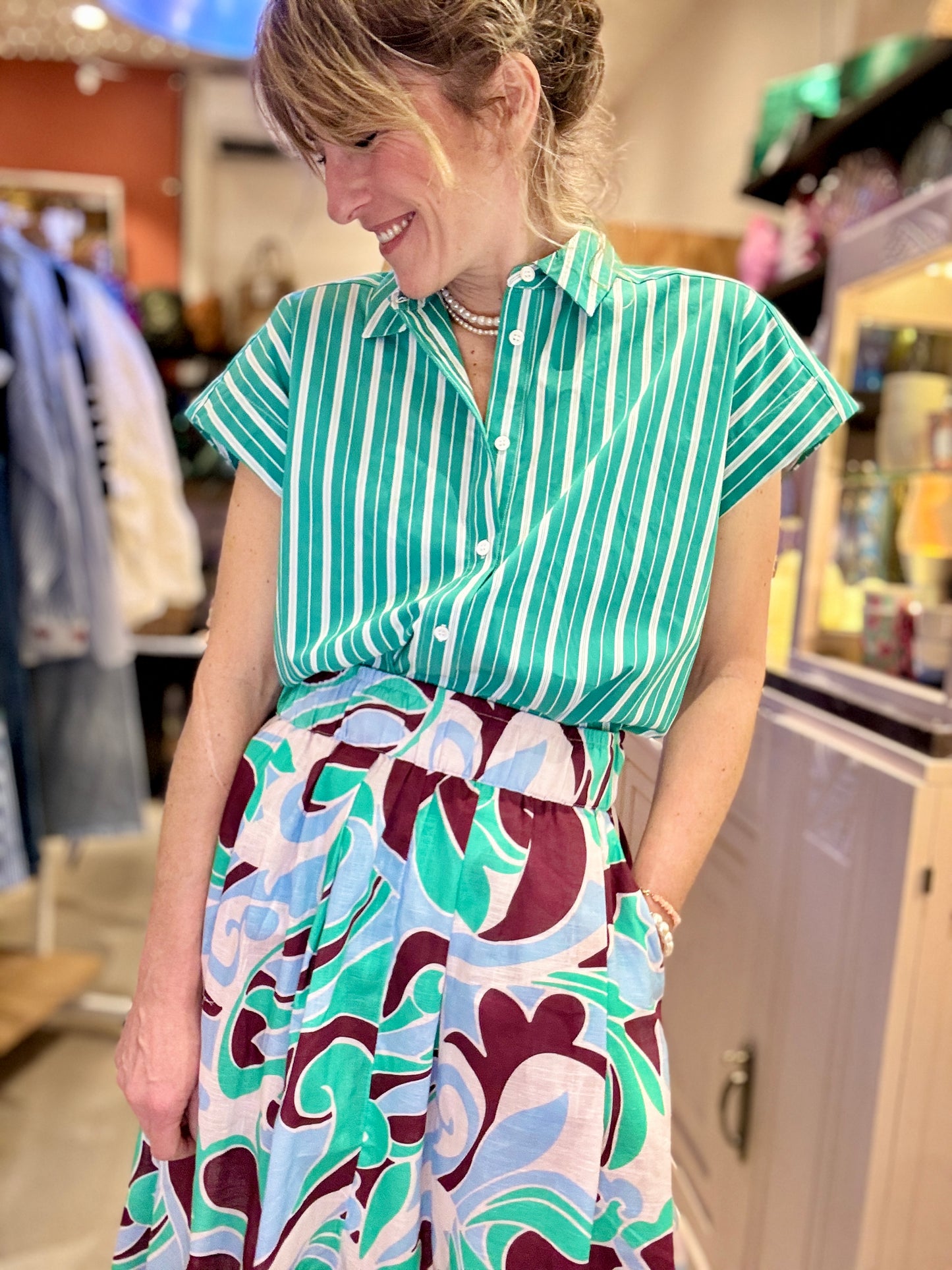 Chemise Menthe à l'eau