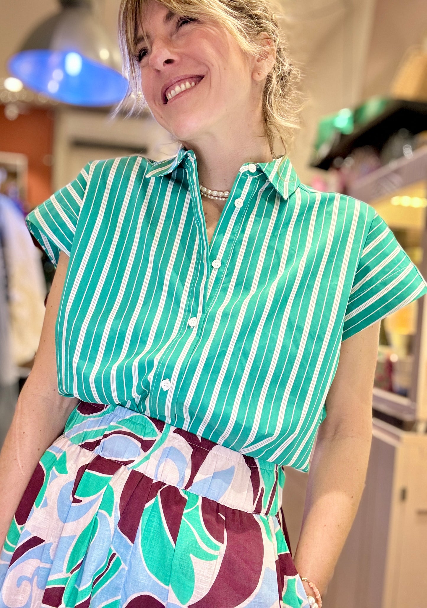 Chemise Menthe à l'eau