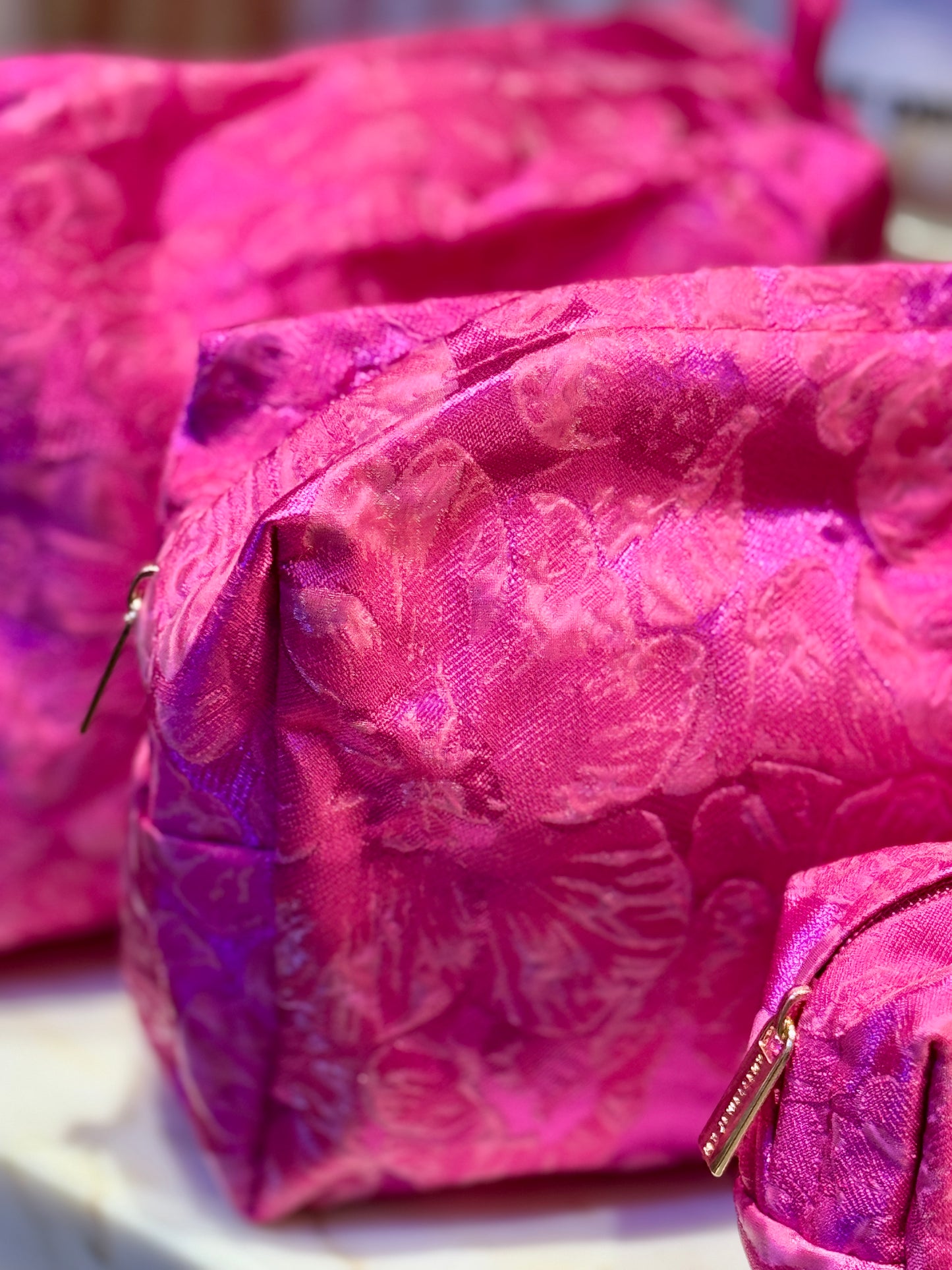 Les Pochettes Pink Flowers