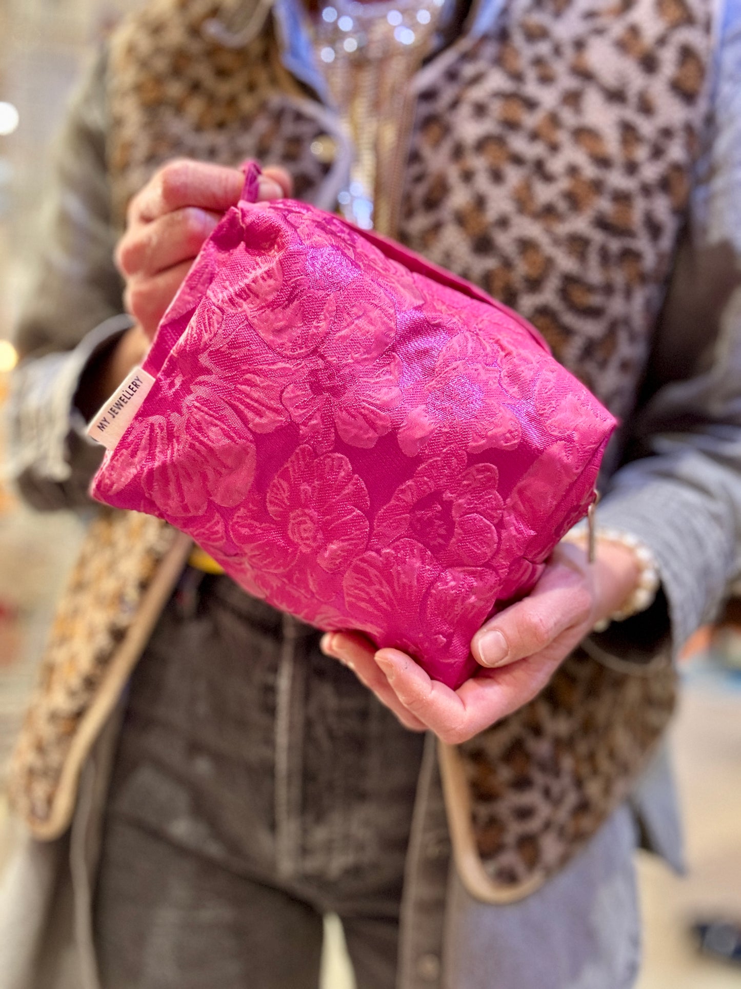 Les Pochettes Pink Flowers