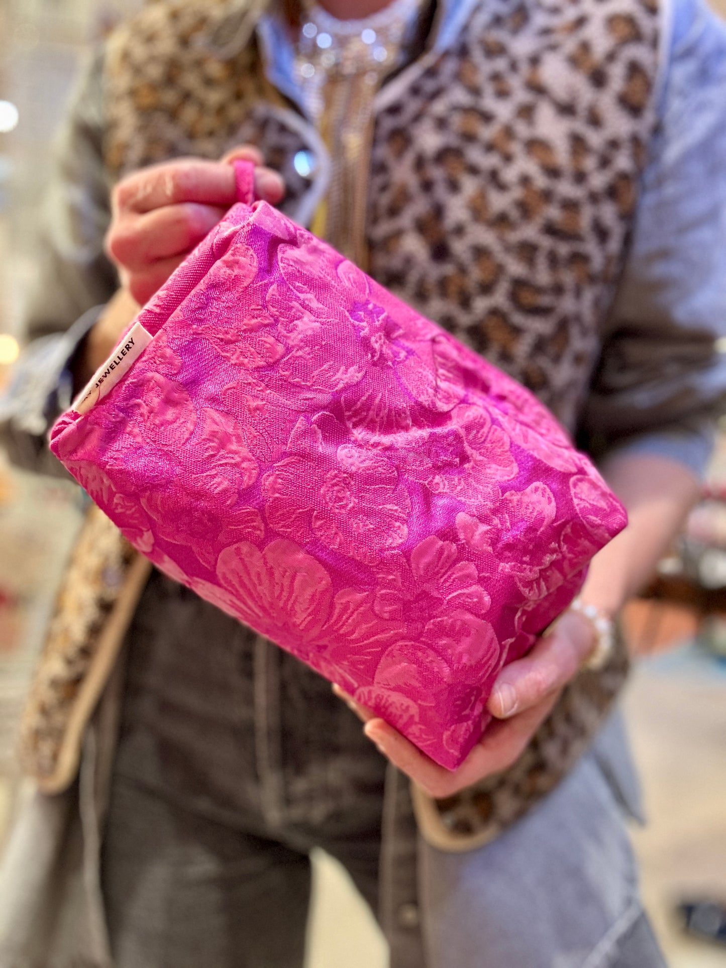 Les Pochettes Pink Flowers