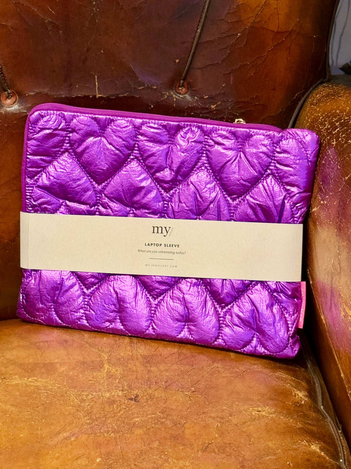 Pochette d'ordi Nasa rose