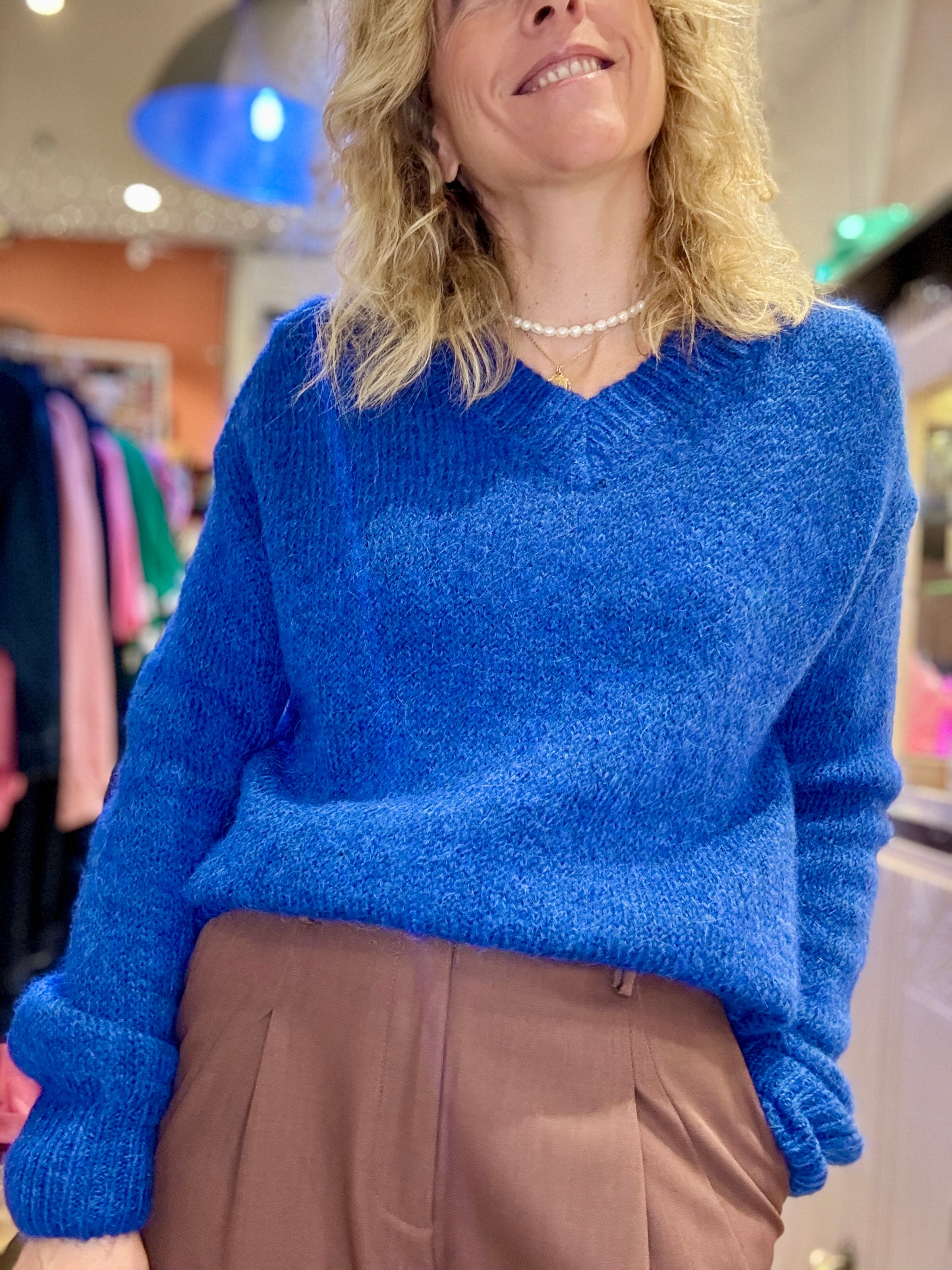 Pull Bisounours bleu