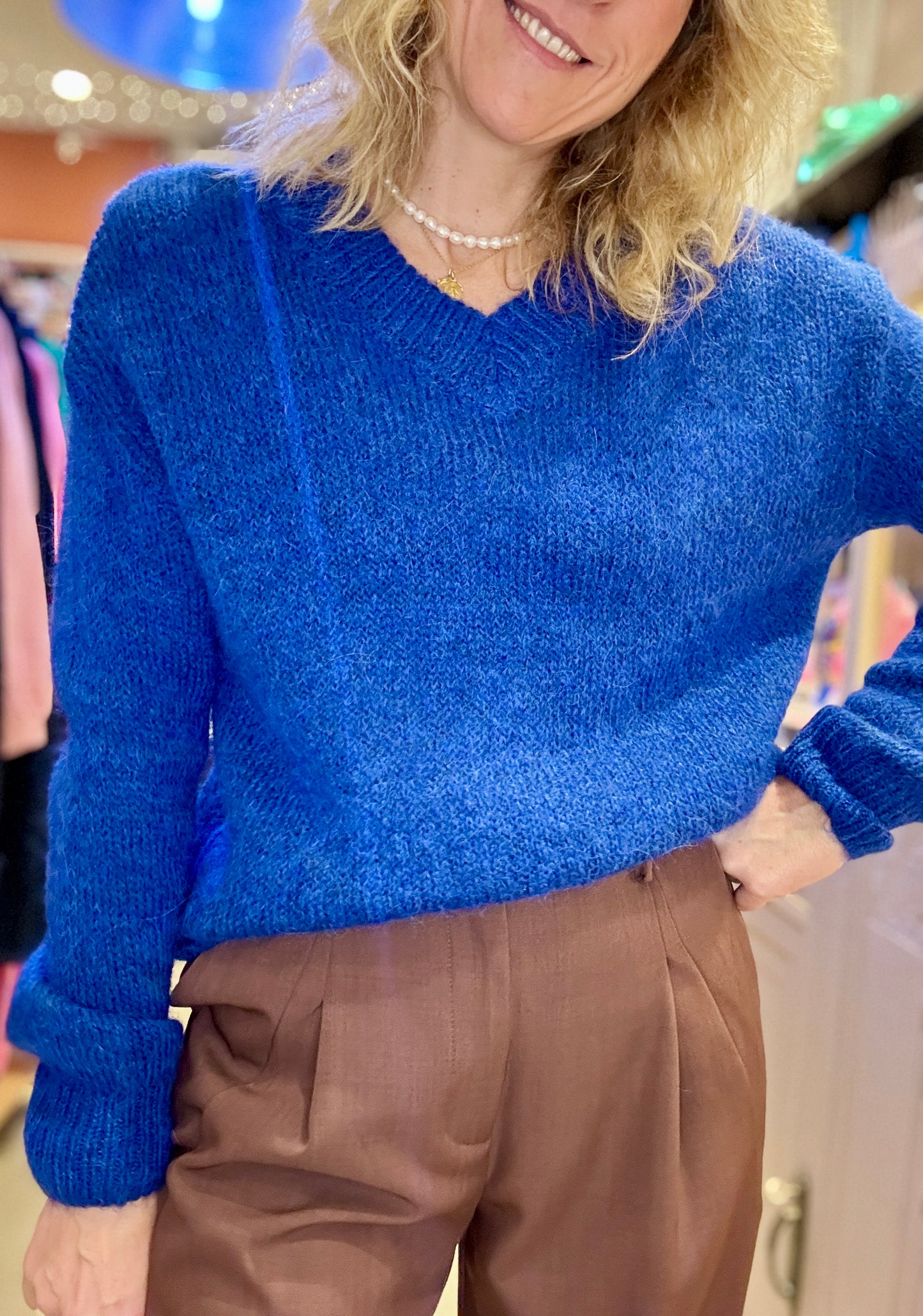 Pull Bisounours bleu