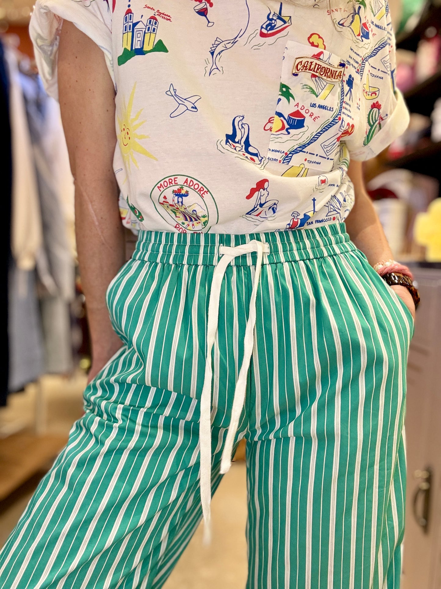 Pantalon Menthe à l'eau