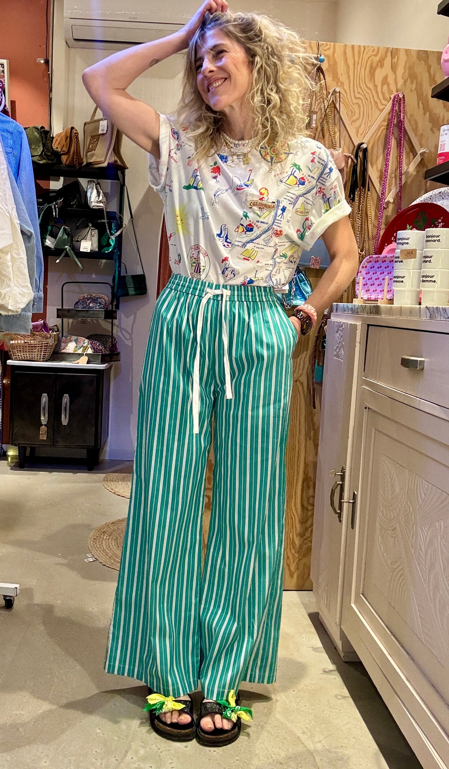 Pantalon Menthe à l'eau