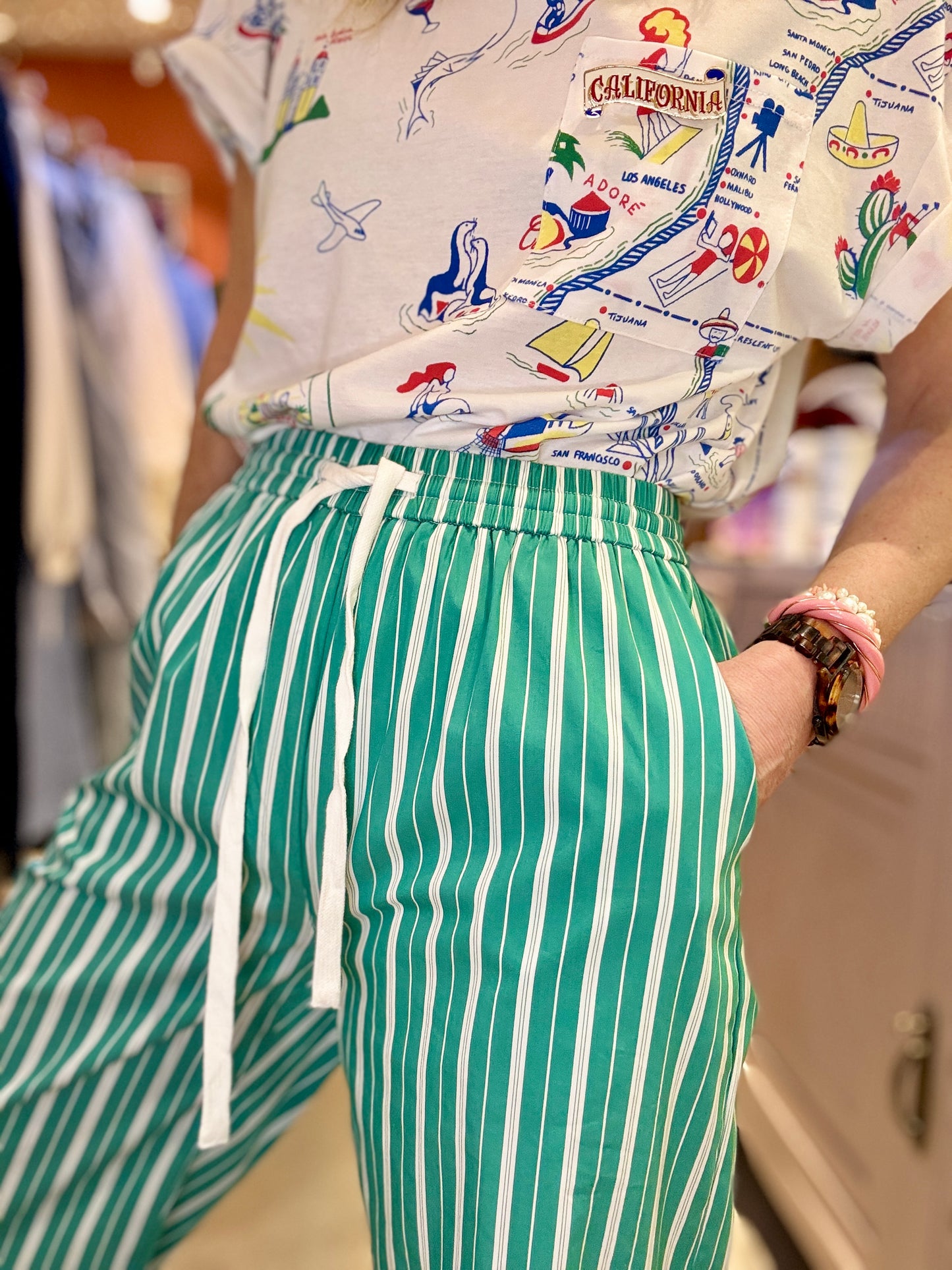 Pantalon Menthe à l'eau