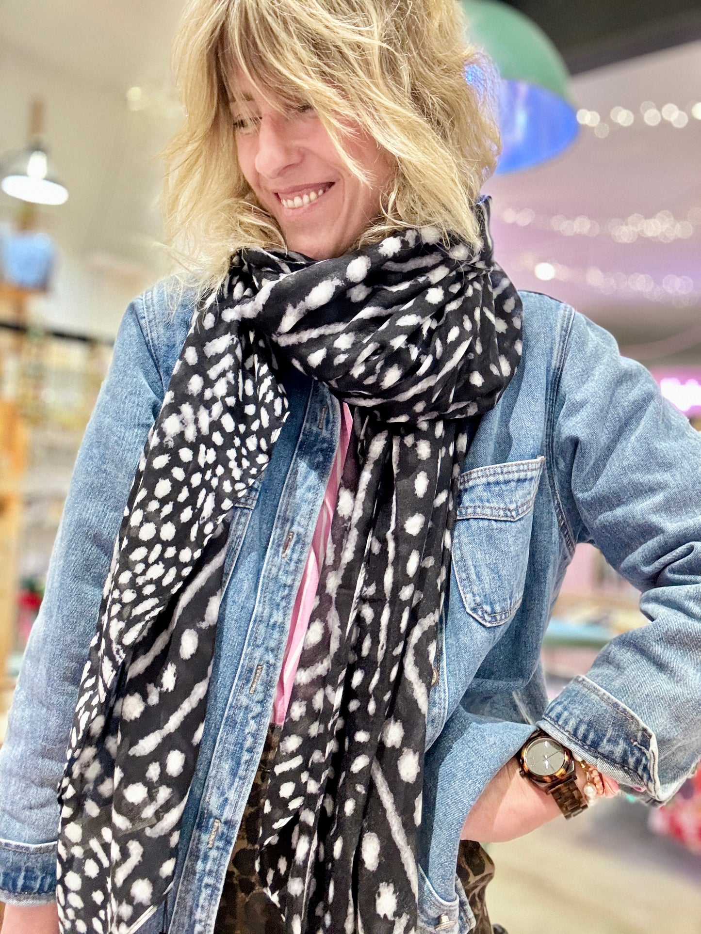 Grand foulard Felin