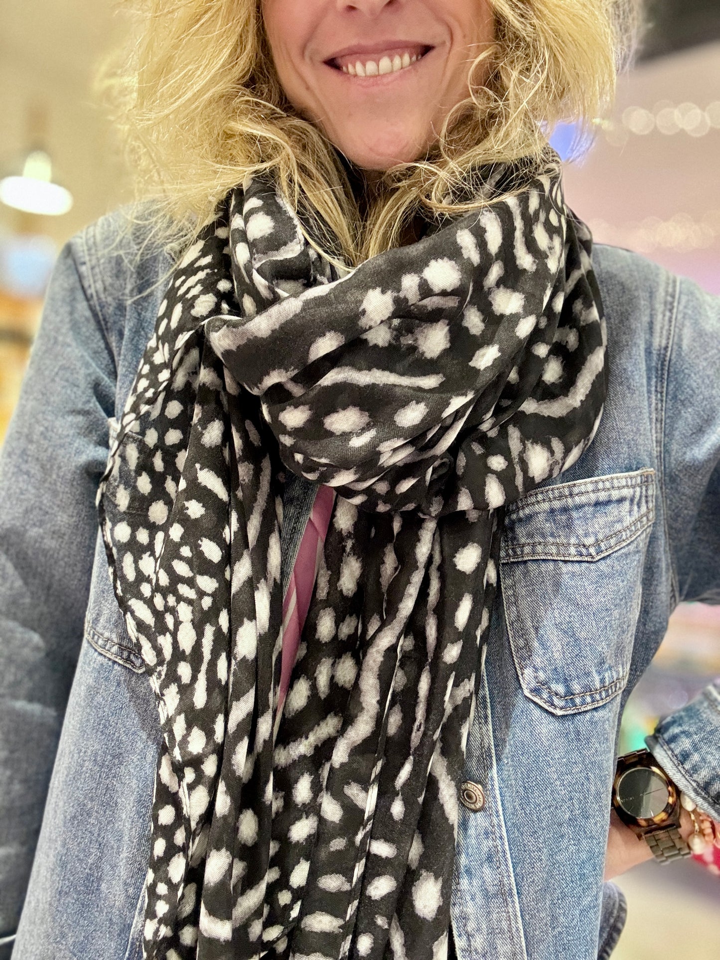 Grand foulard Felin