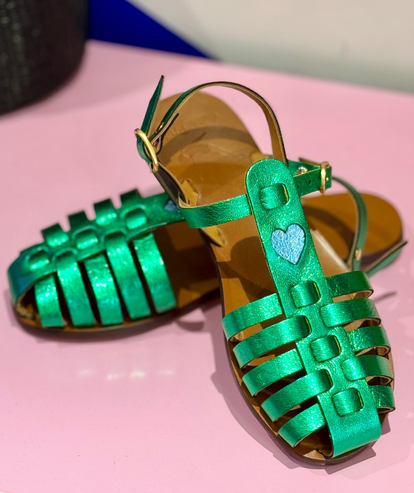 Sandales Fisherman Funky Green