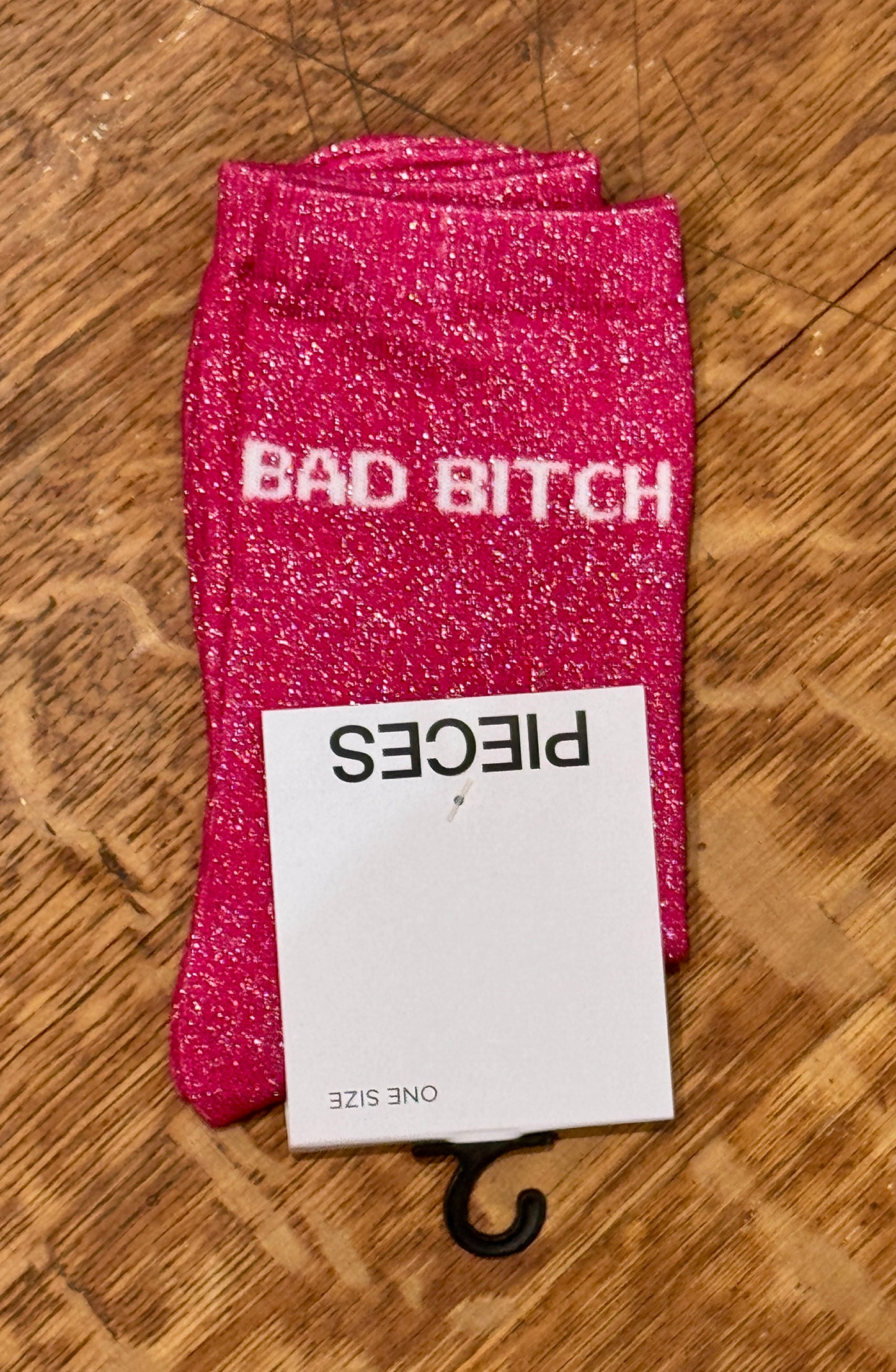 Chaussettes Paillettes mots doux !