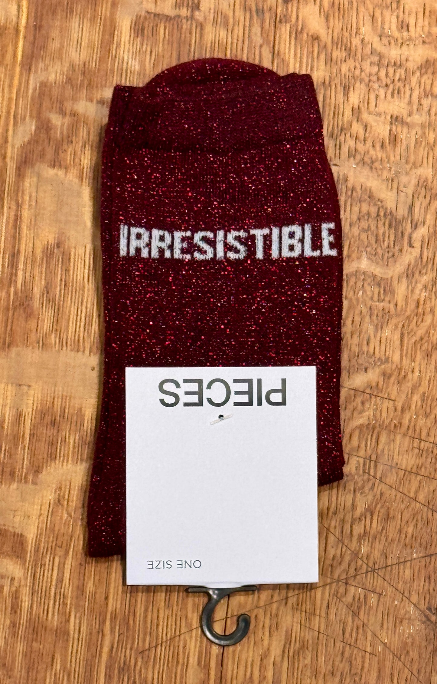 Chaussettes Paillettes mots doux !