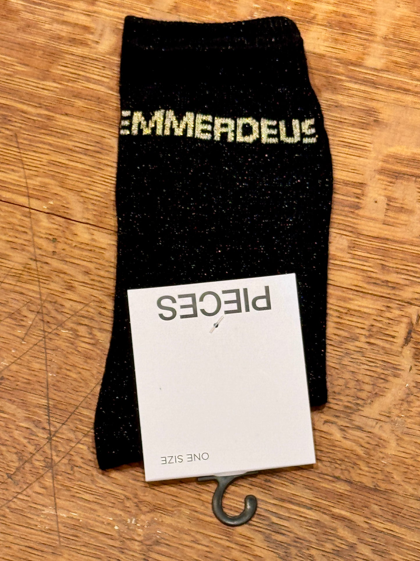 Chaussettes Paillettes mots doux !
