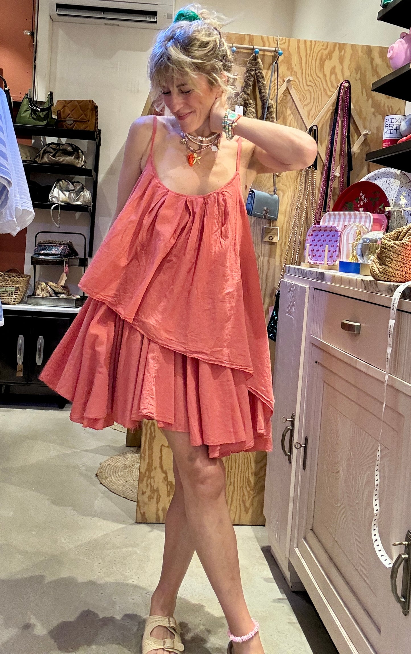 Robe Essentielle corail