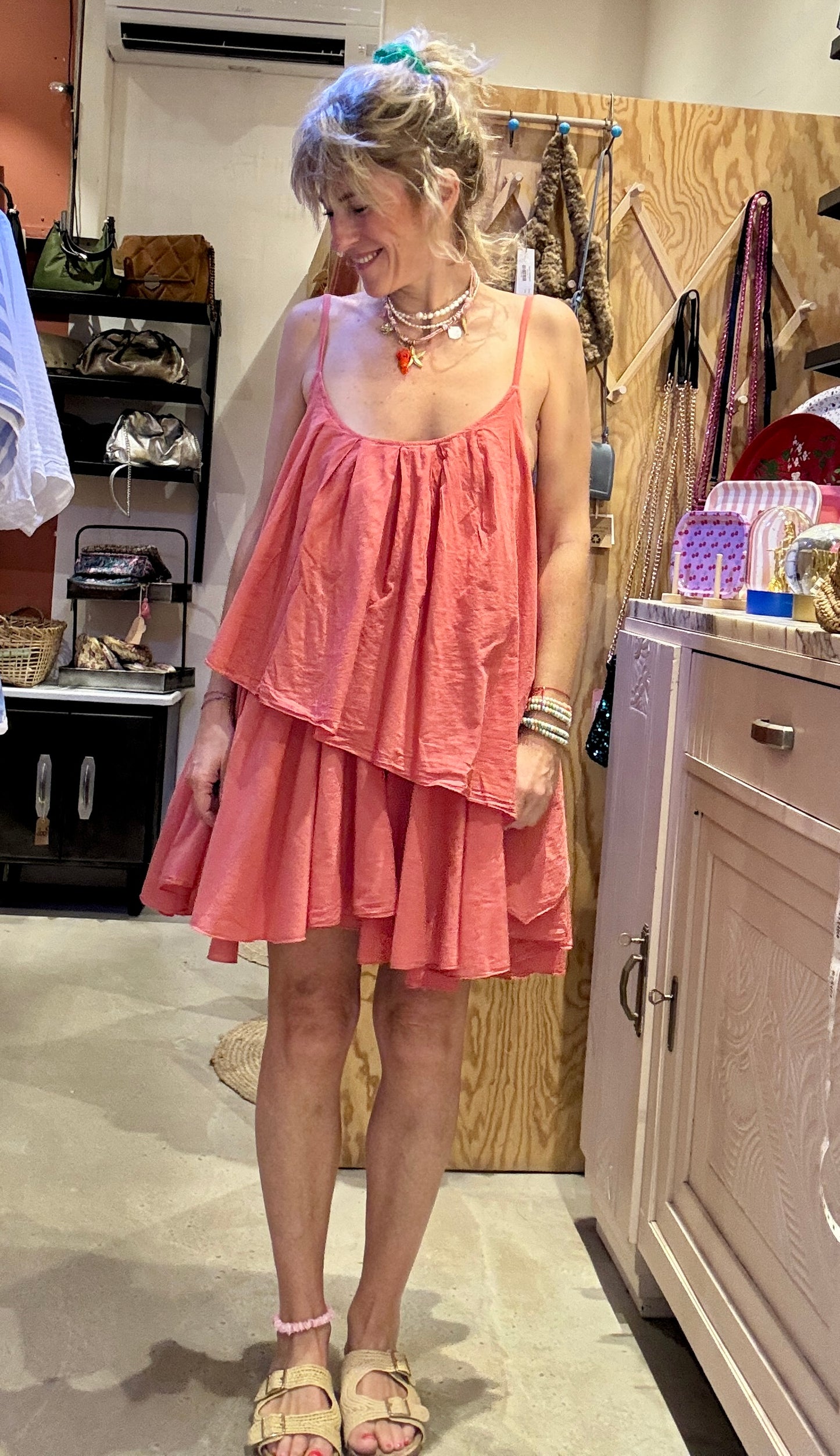 Robe Essentielle corail