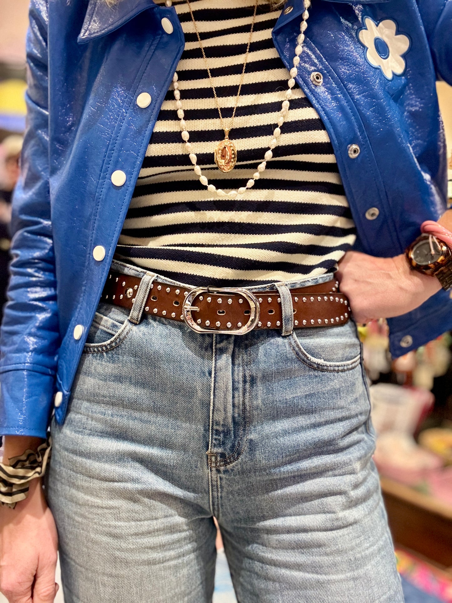 Ceinture Johnny marron