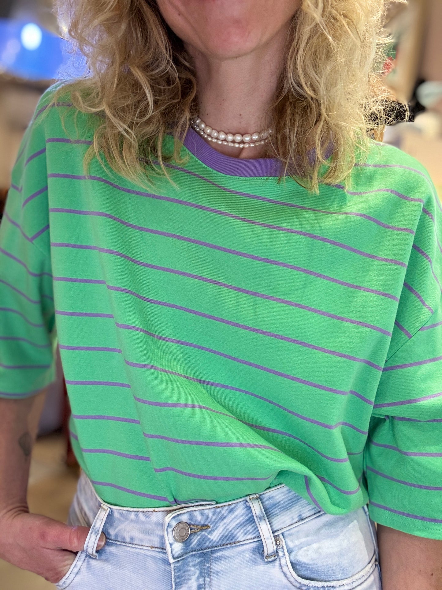 T-Shirt Punky vert
